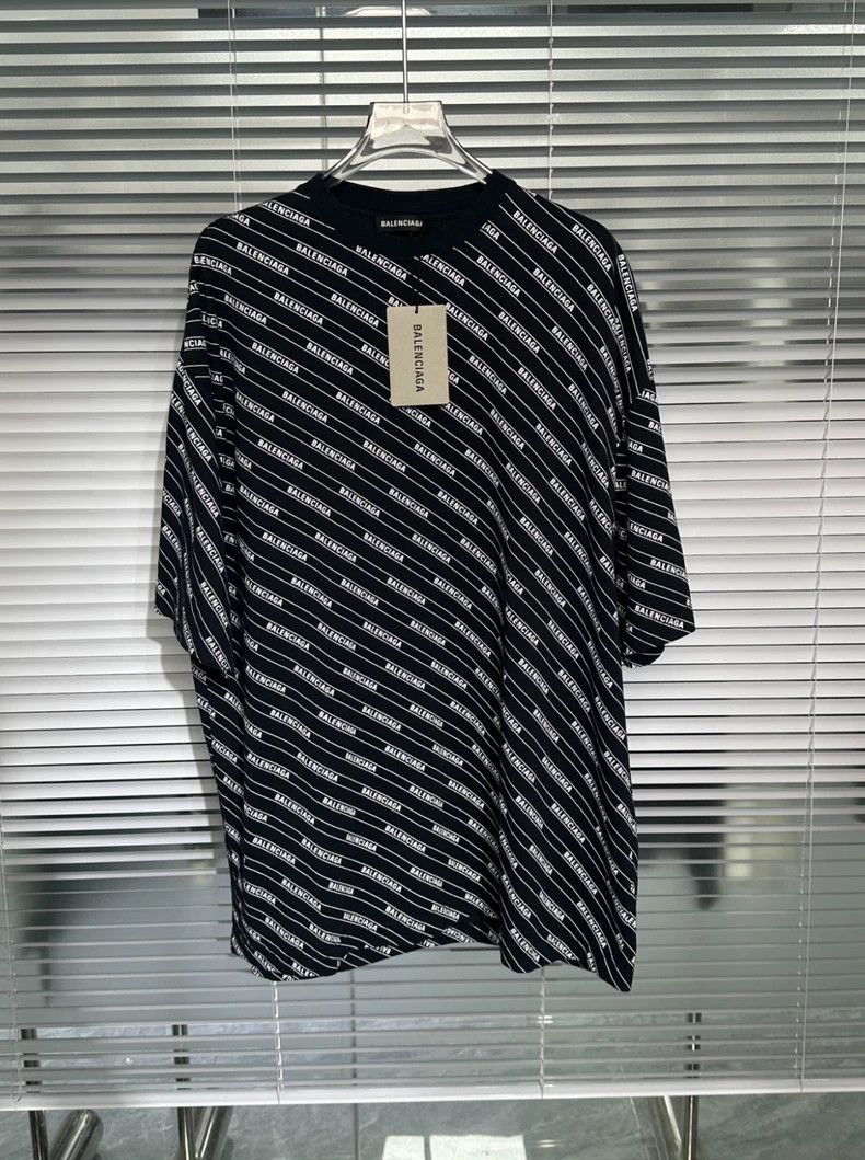 Balenciaga Balenciaga Black and white twill + full print + bullet scr Size US L / EU 52-54 / 3 - 1 Thumbnail