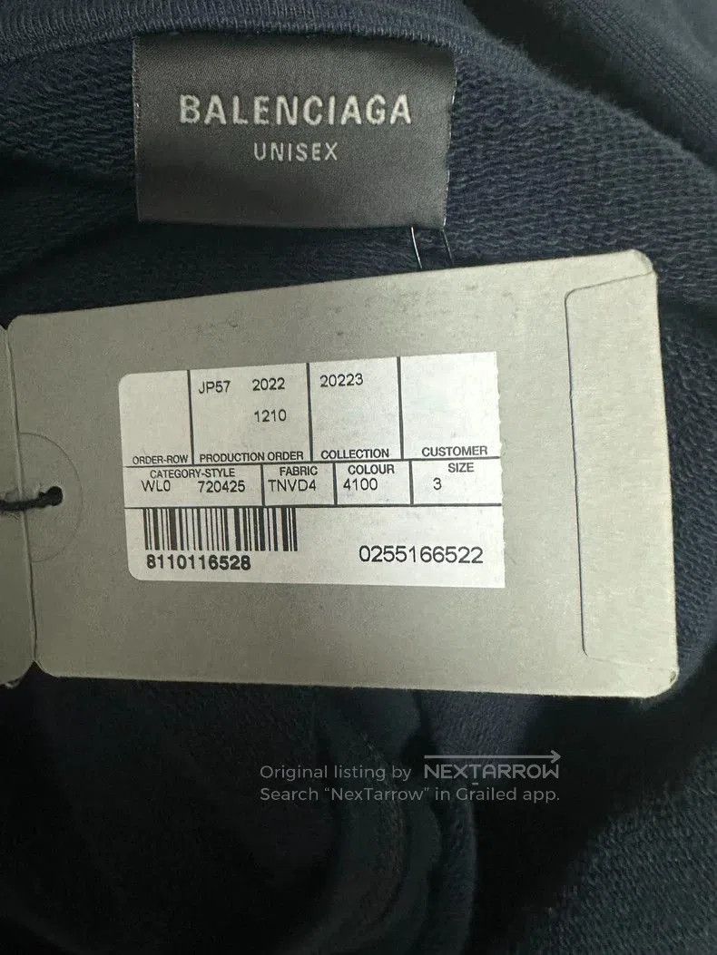 Balenciaga Balenciaga warhorse polo blue distressed zipper hoodie jack Size US L / EU 52-54 / 3 - 5 Thumbnail