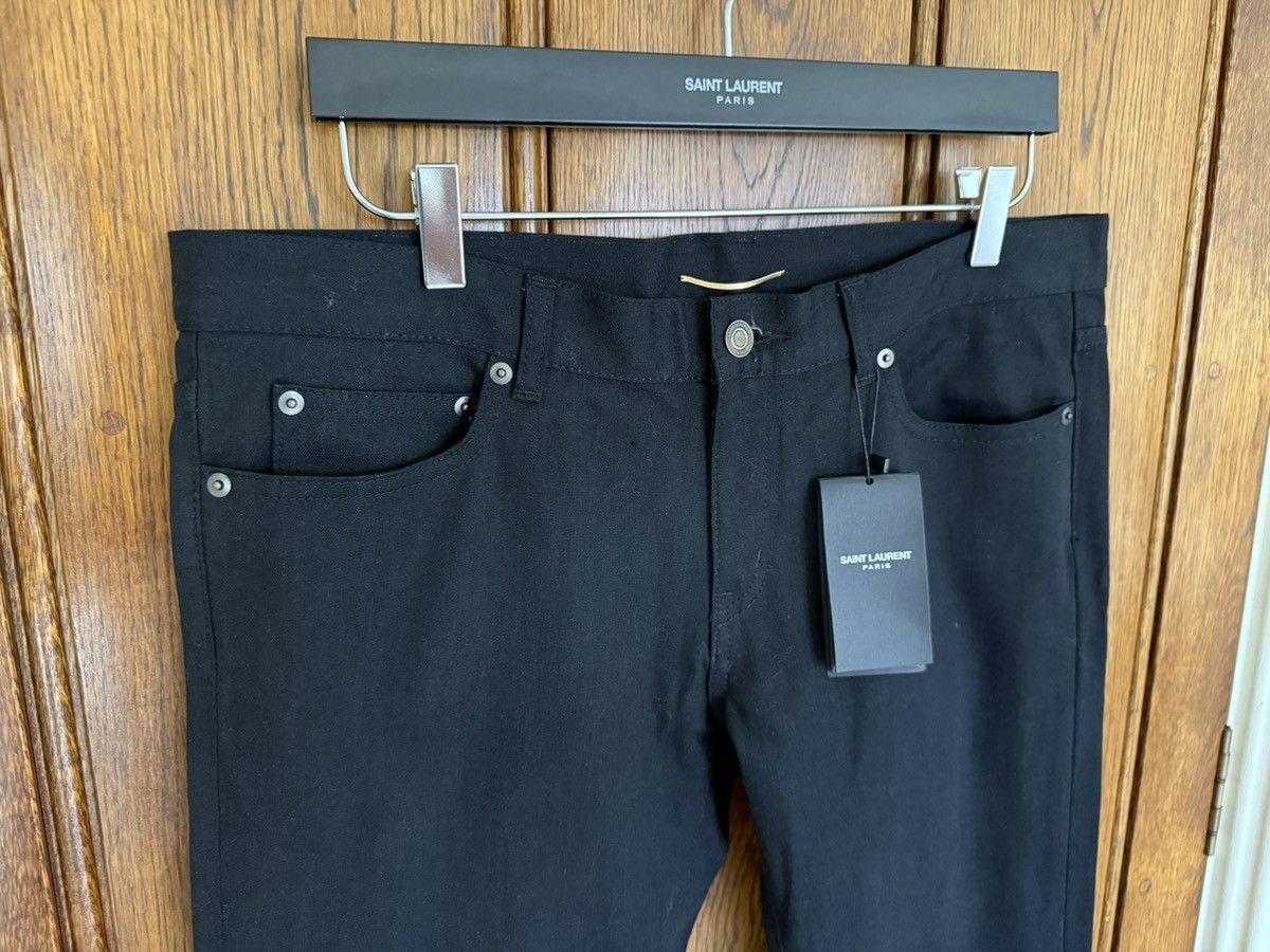 Saint Laurent Paris SS14 Saint Laurent skinny D01 black jeans Hedi 33 Grail Size US 33 - 8 Thumbnail