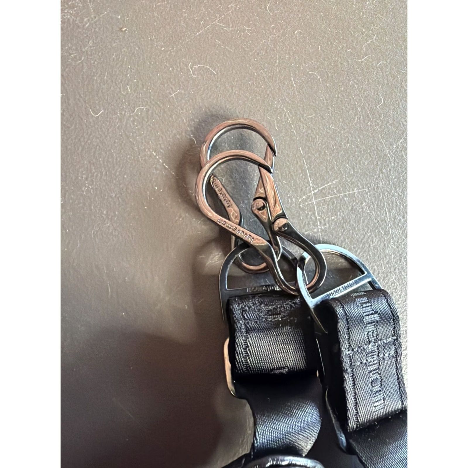 Vintage Lululemon Strap Black - Replacement Bag Strap Up To 44 Inches, Detachable, Leather/Acrylic, Women, Strap Only Size ONE SIZE - 3 Thumbnail