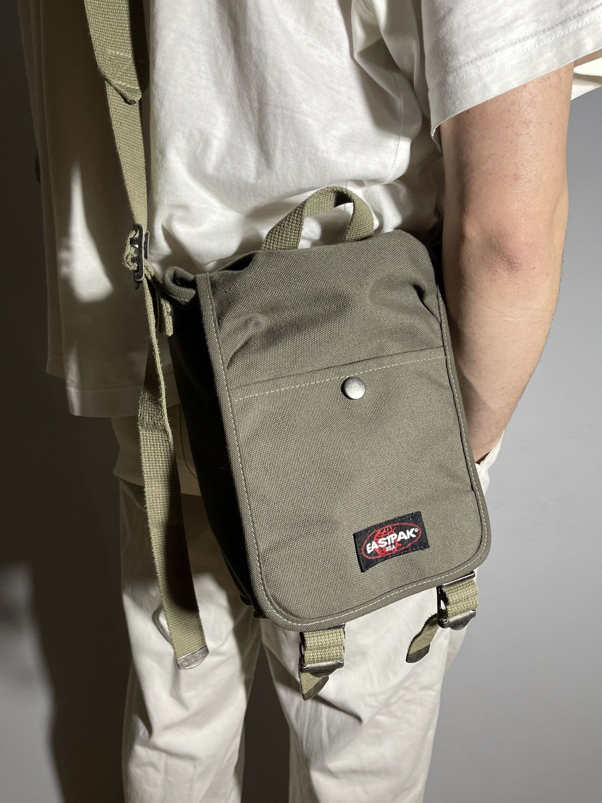 Military Eastpak Anarchy Logo Military Tactical Y2k Messenger Bag 