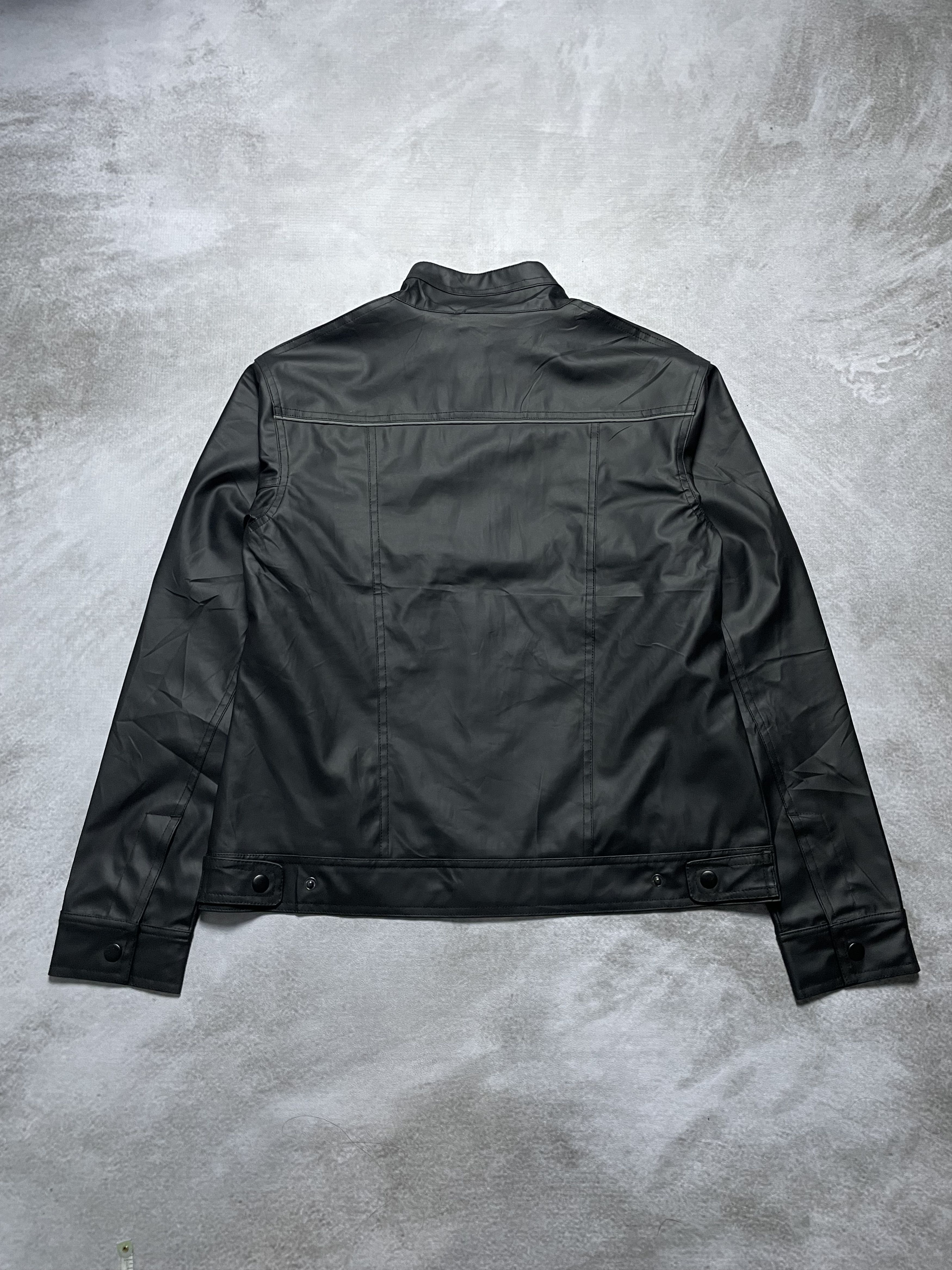 14th Addiction Unknown - Monochrome Leather Jacket Tokyo Biker Style Size US M / EU 48-50 / 2 - 11 Thumbnail