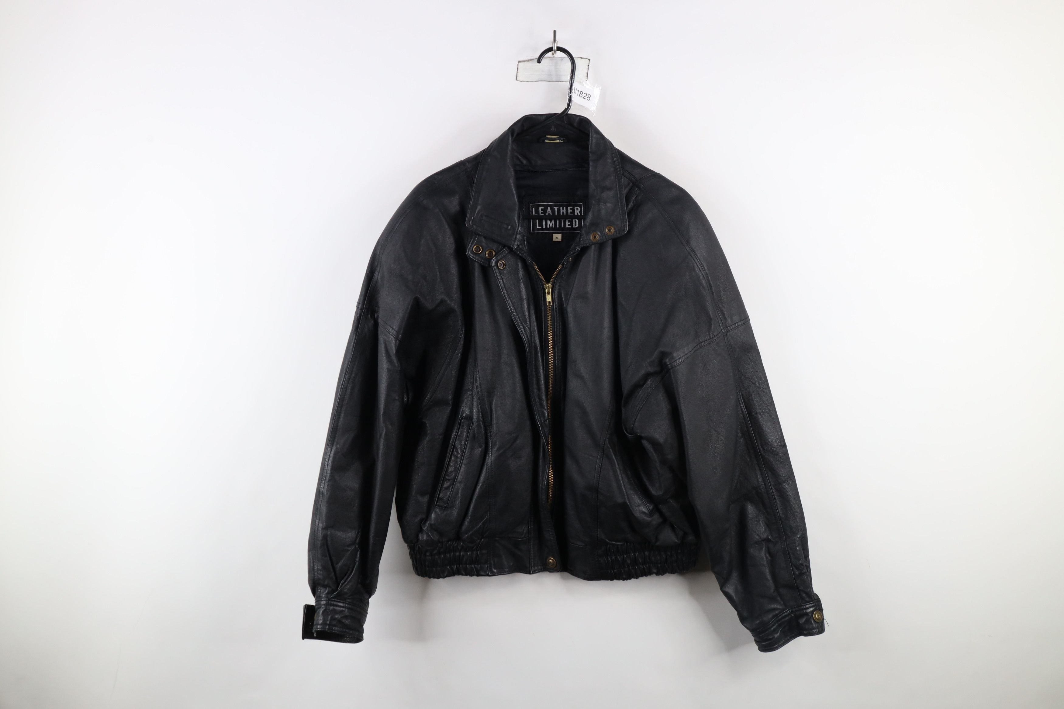 Vintage Vintage 90s Streetwear Cafe Racer Bomber Jacket Black Size US L / EU 52-54 / 3 - 1 Thumbnail