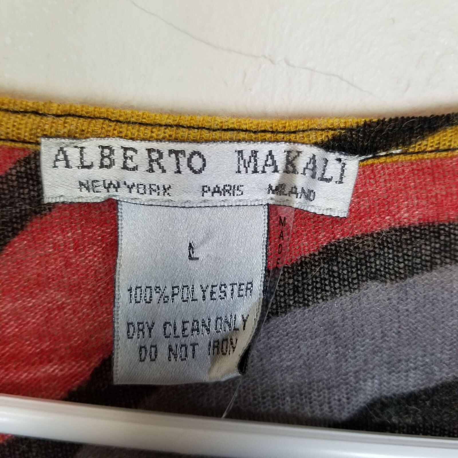 Alberto Alberto Makal Y2K Artsy Knit Art To Wear Abstract Geometric Size L / US 10 / IT 46 - 6 Thumbnail