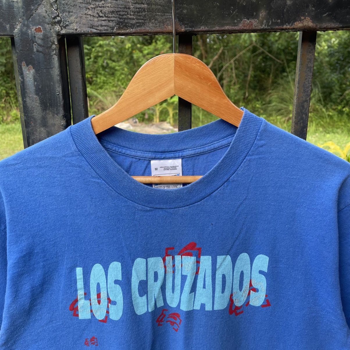 Band Tees 🔥Vintage 90s Los Cruzados American Rock Band Promo Tee Size US L / EU 52-54 / 3 - 5 Thumbnail