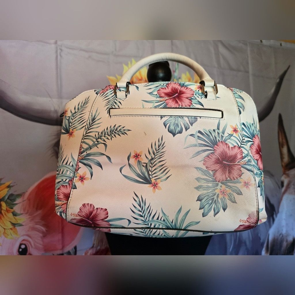 Guess Guess Vintage Floral Satchel Bag Size ONE SIZE - 1 Thumbnail