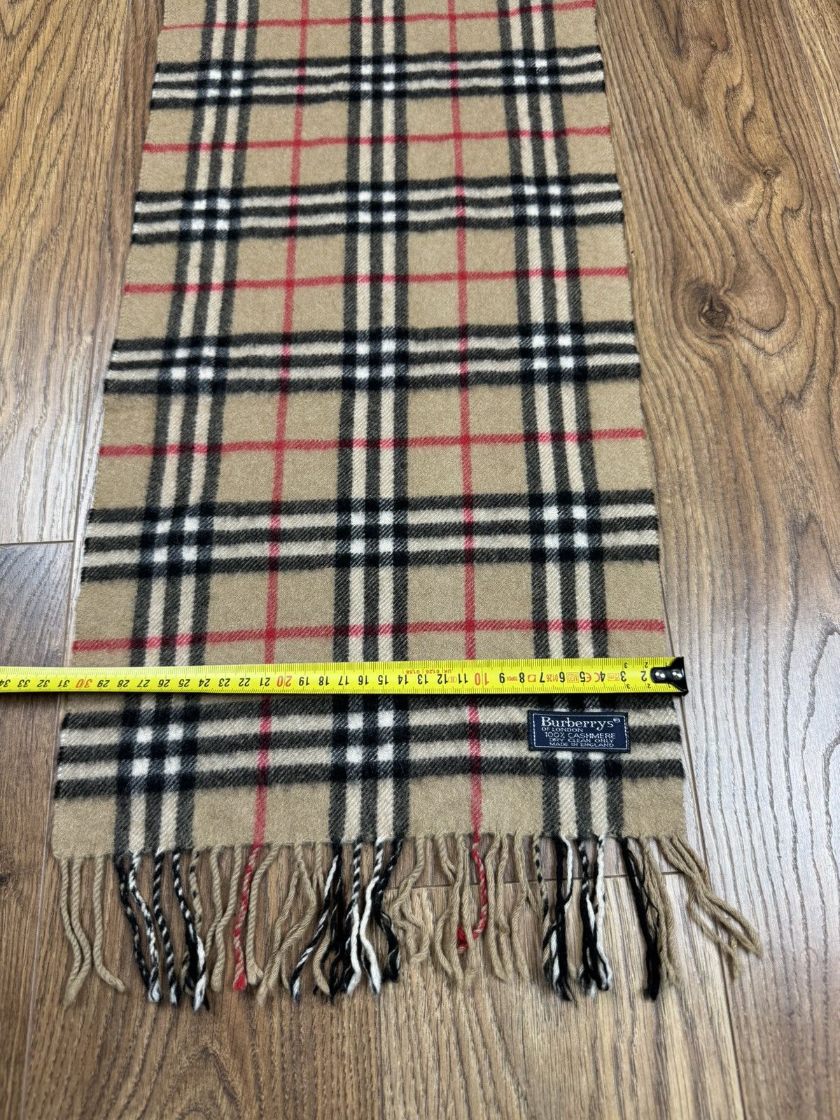 Burberry Vintage cashmere scarf Burberry’s 90s original luxury item Size ONE SIZE - 3 Thumbnail