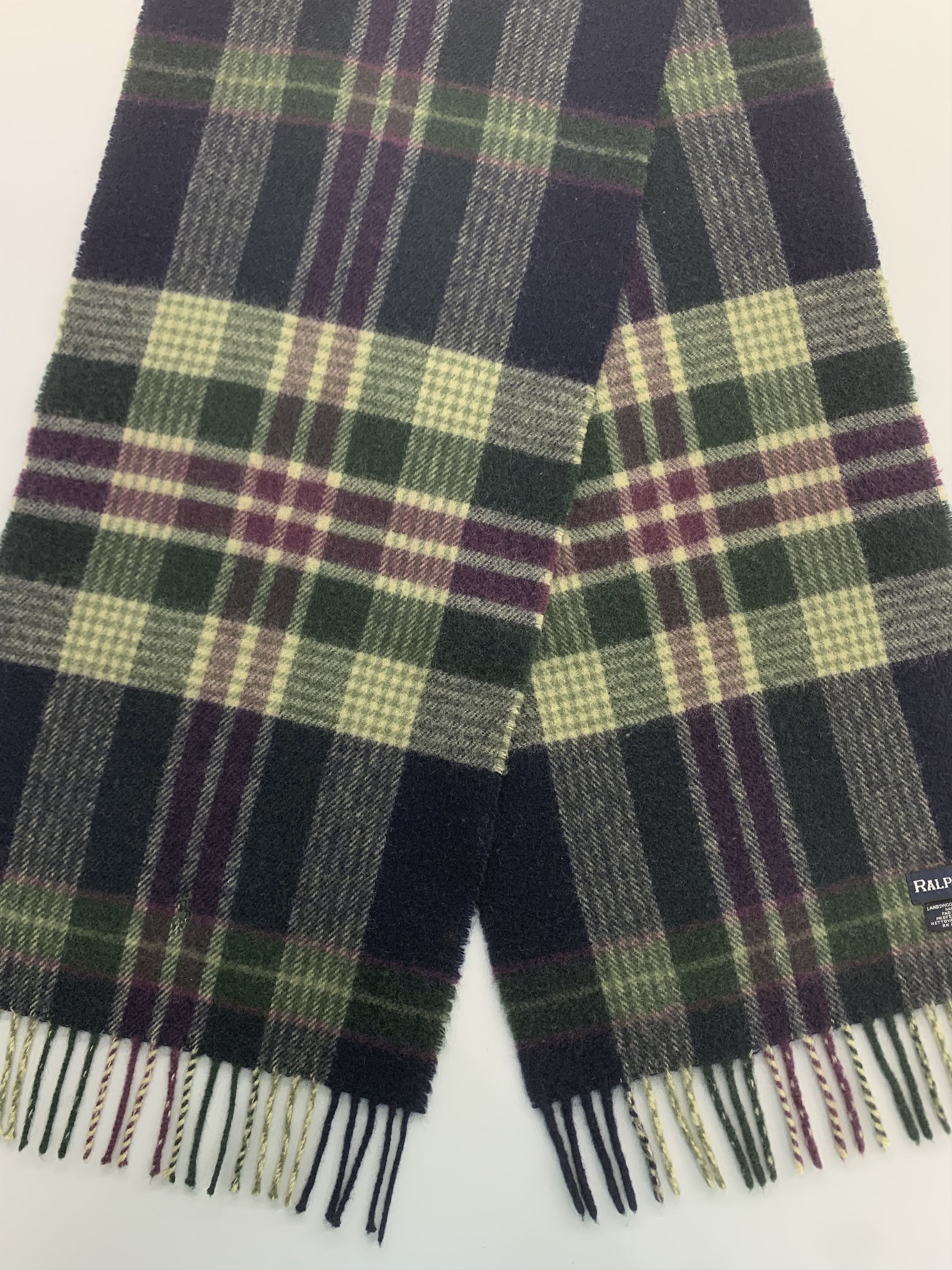 Ralph Lauren Ralph Lauren Scarf Wool Muffler Neck Wrap BL3061 Size ONE SIZE - 3 Thumbnail