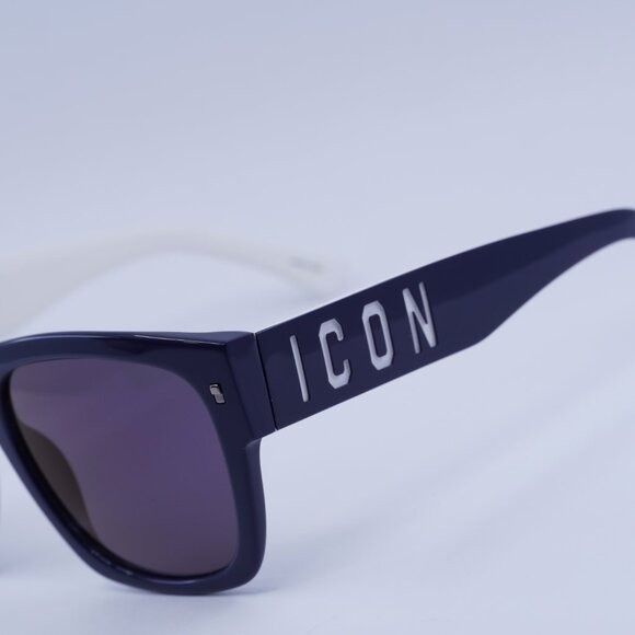 Dsquared2 🕶️ New Dsquared2 ICON 0004/S 00JU XT Blue Sunglasses Size ONE SIZE - 6 Thumbnail