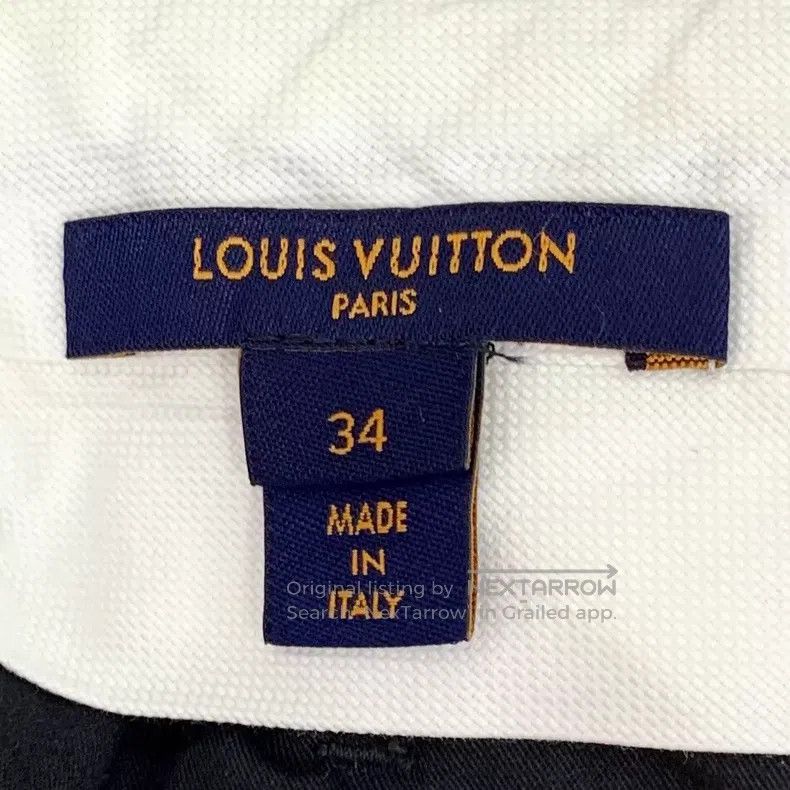 Louis Vuitton Louis Vuitton Black Linen Wool Mixed Straight Leg Shorts Size US 34 / EU 50 - 6 Thumbnail