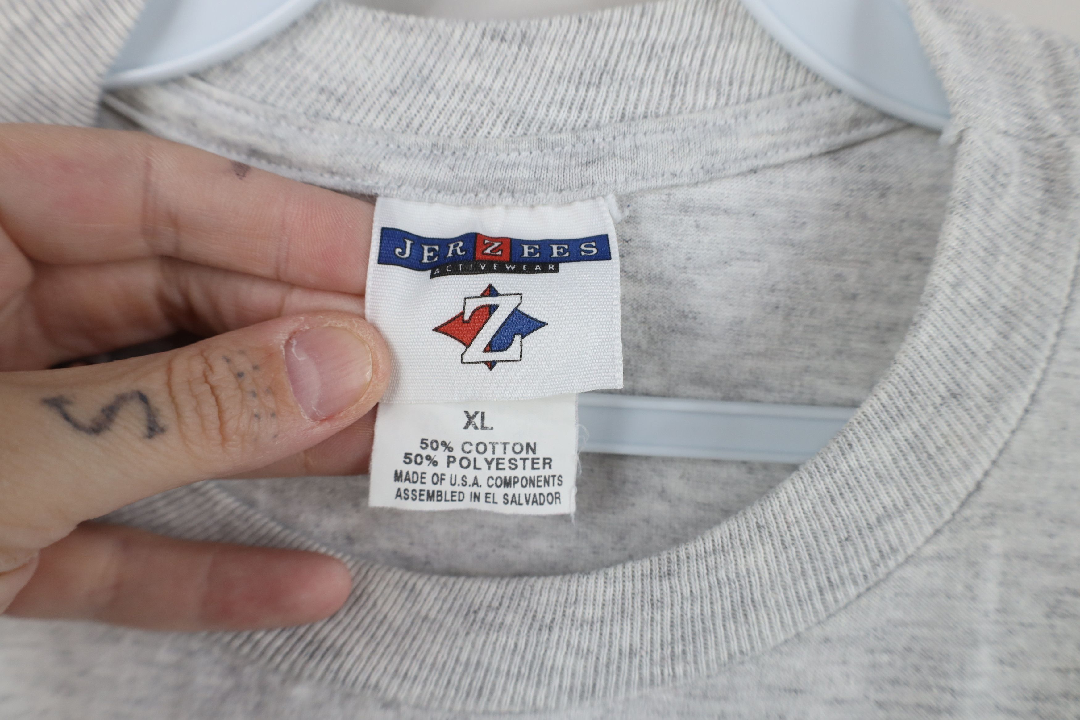Vintage Vintage 90s 70 Knotters All Ohio Airplane T-Shirt Gray Size US XL / EU 56 / 4 - 9 Thumbnail