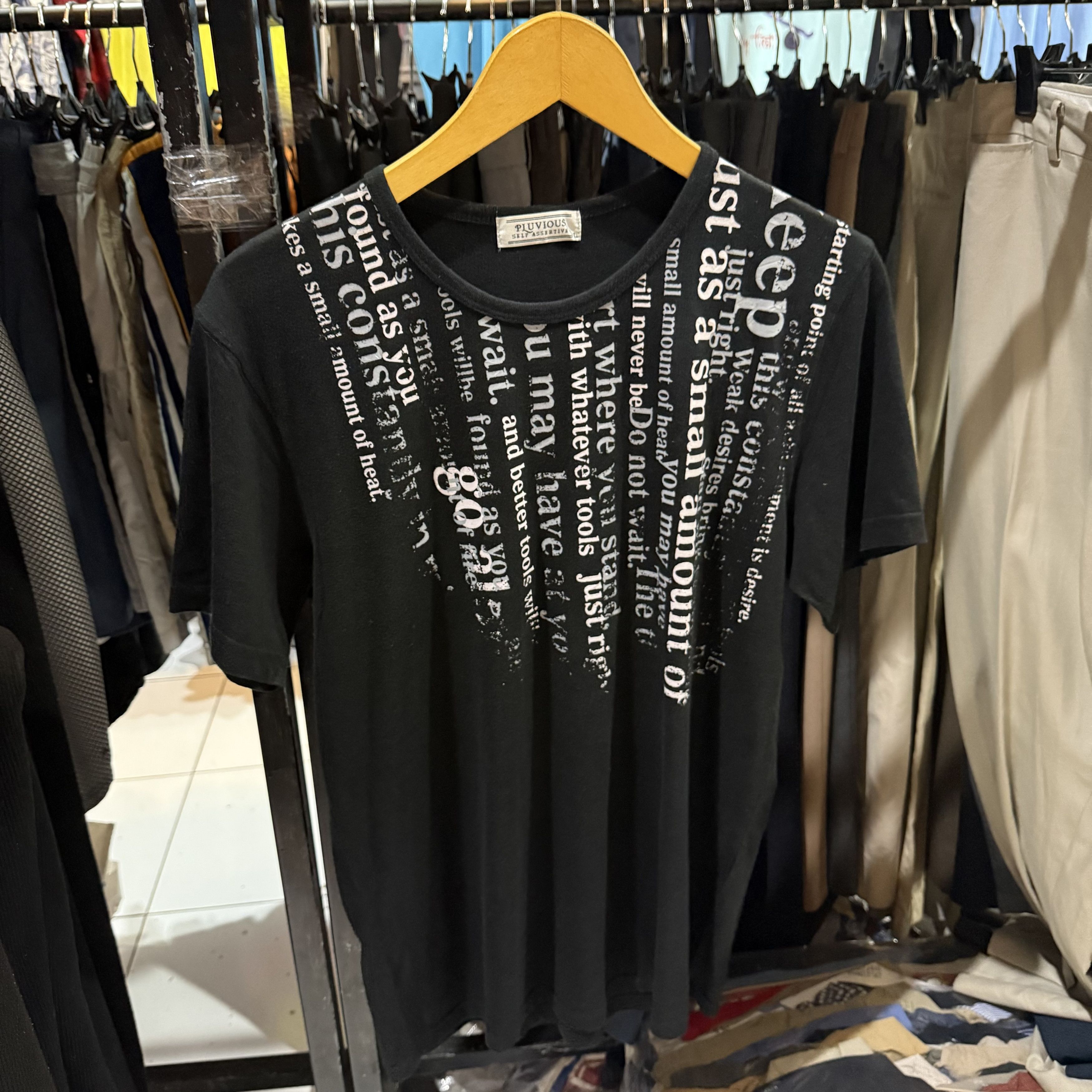 Japanese Brand Y2K Pluvious Poem Grunge If Six Was Nine LGB Tshirt Size US L / EU 52-54 / 3 - 1 Thumbnail
