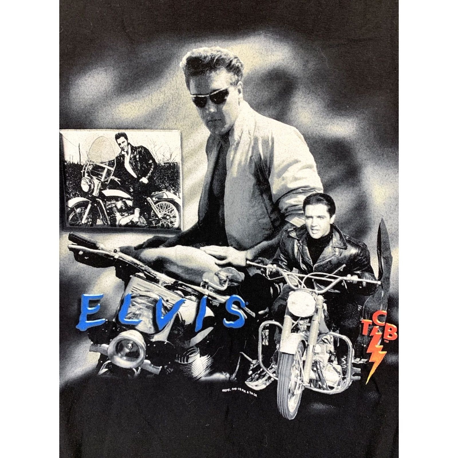 Vintage Elvis Presley Shirt XL Black Elvis Presley Print Alstyle Apparel & Activewear Short Sleeve Men Shirt Only Size US XL / EU 56 / 4 - 2 Thumbnail