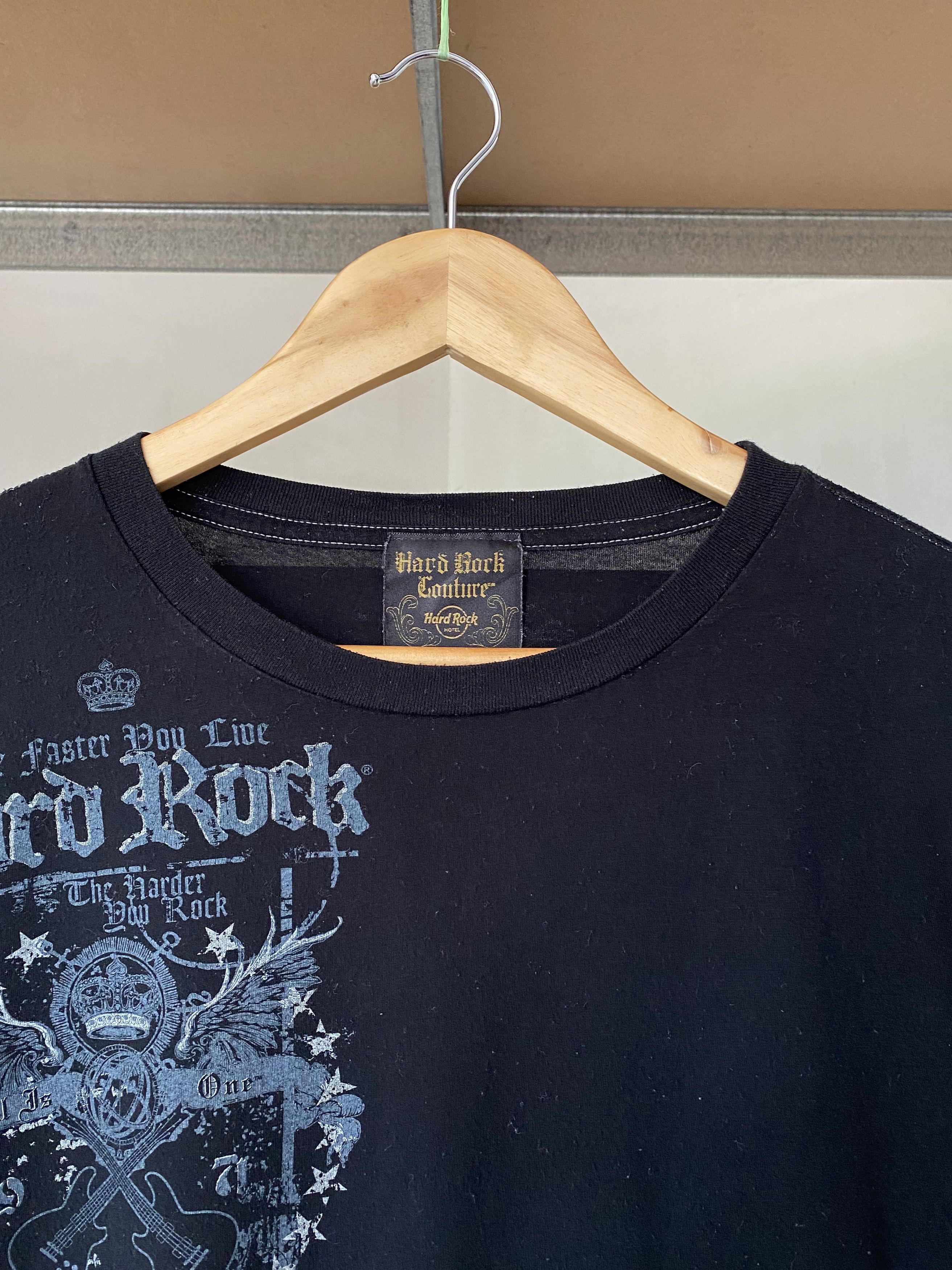 Hard Rock Cafe Hard Rock Cafe Vintage 2000s Couture Hollywood Y2K T-shirt Size US L / EU 52-54 / 3 - 3 Thumbnail