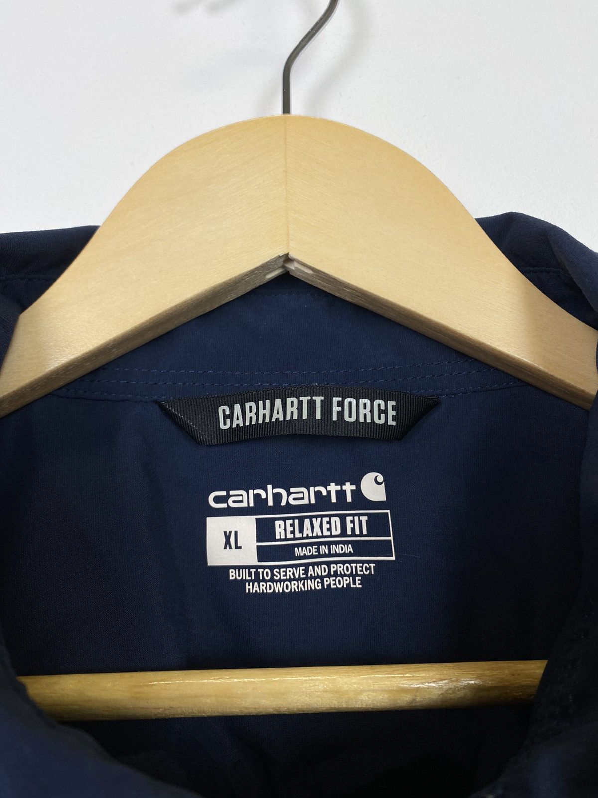 Carhartt Carhartt Force Shirt Short Sleeve Relaxed Fit 90’s style Size US XL / EU 56 / 4 - 4 Thumbnail