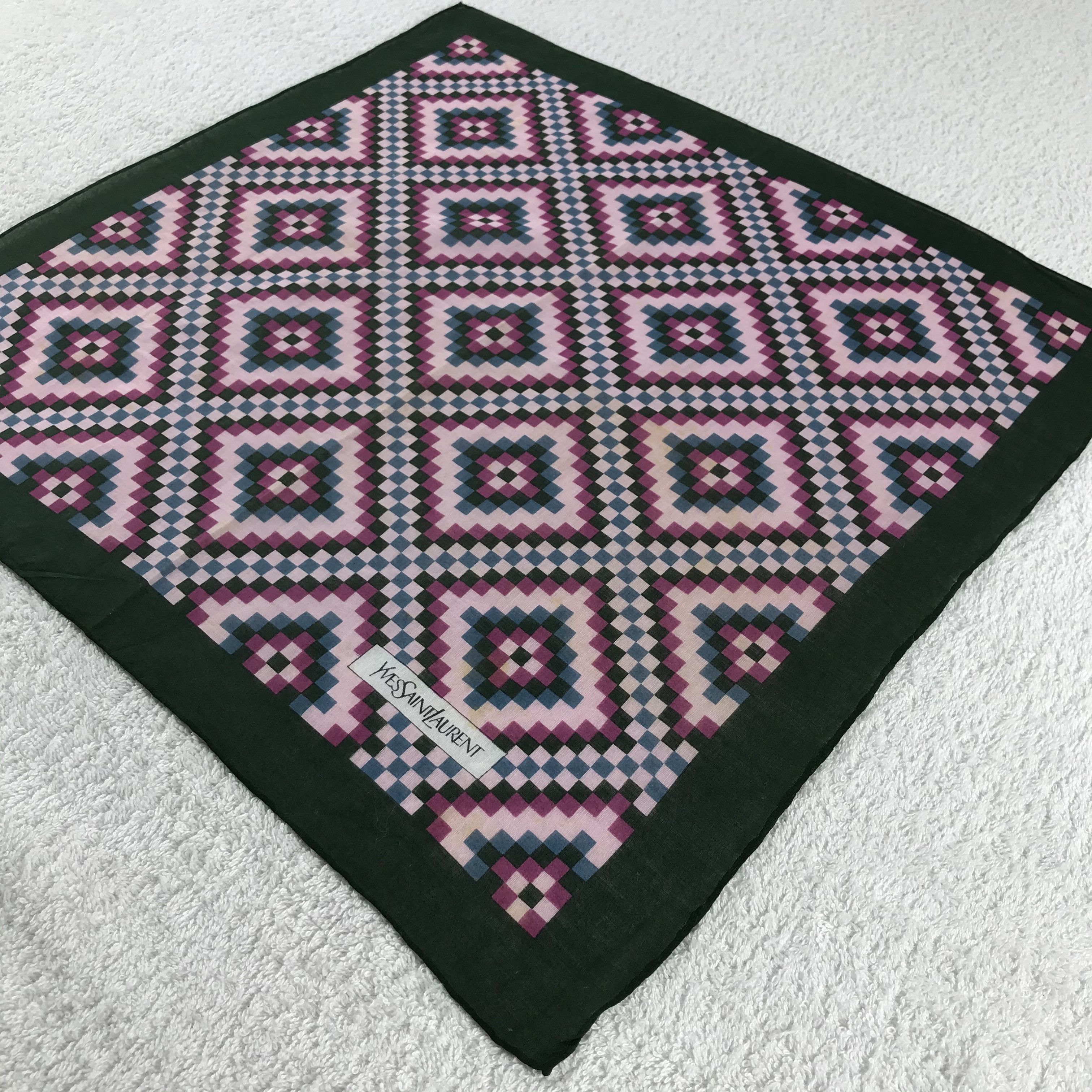 Vintage × Yves Saint Laurent Yves Saint Laurent Bandana / Handkerchief /Neckerchief -S205 Size ONE SIZE - 2 Thumbnail