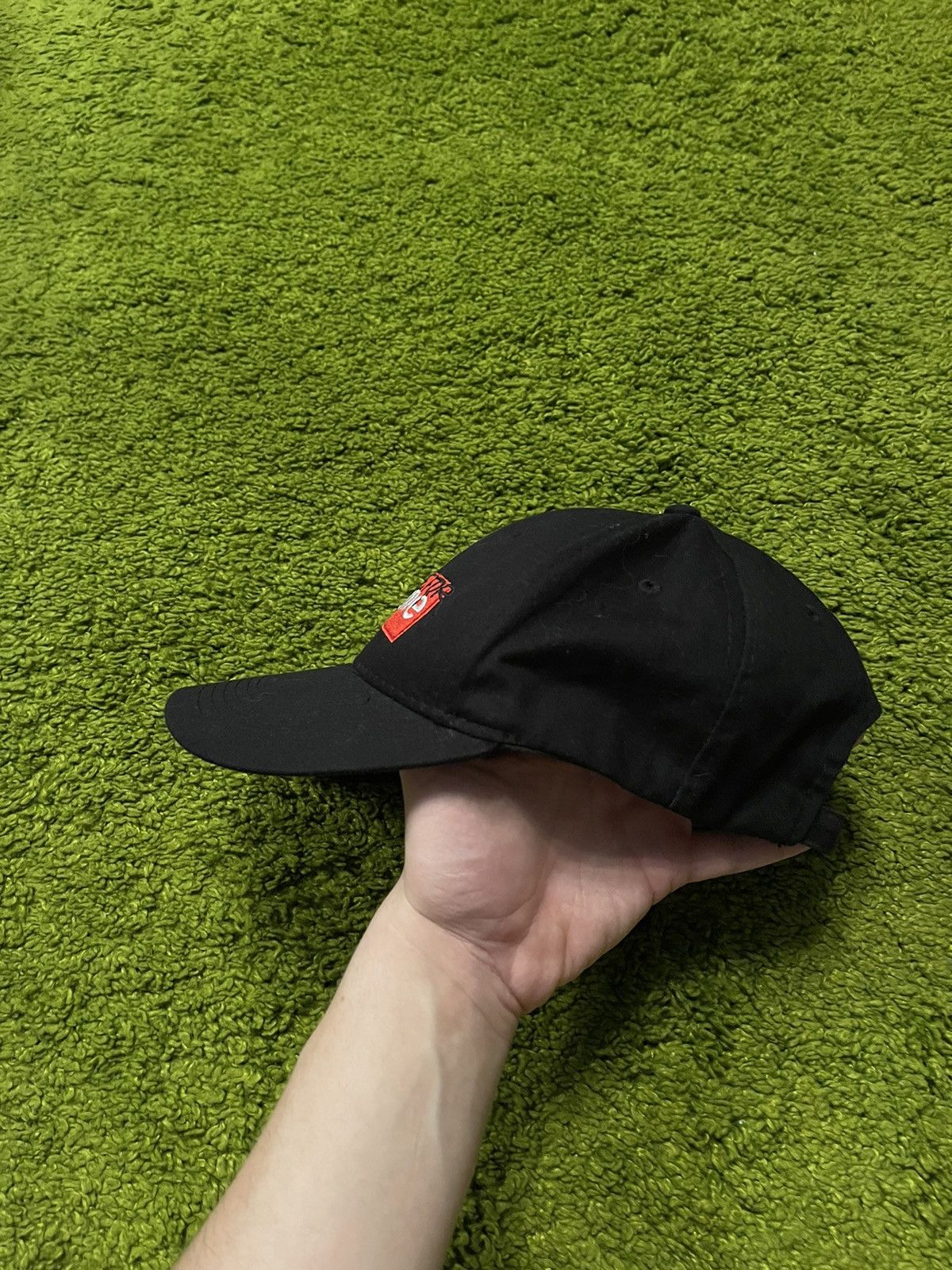 Designer × Vintage Too broke for Supreme bootleg box logo cap Size 32 - 3 Thumbnail