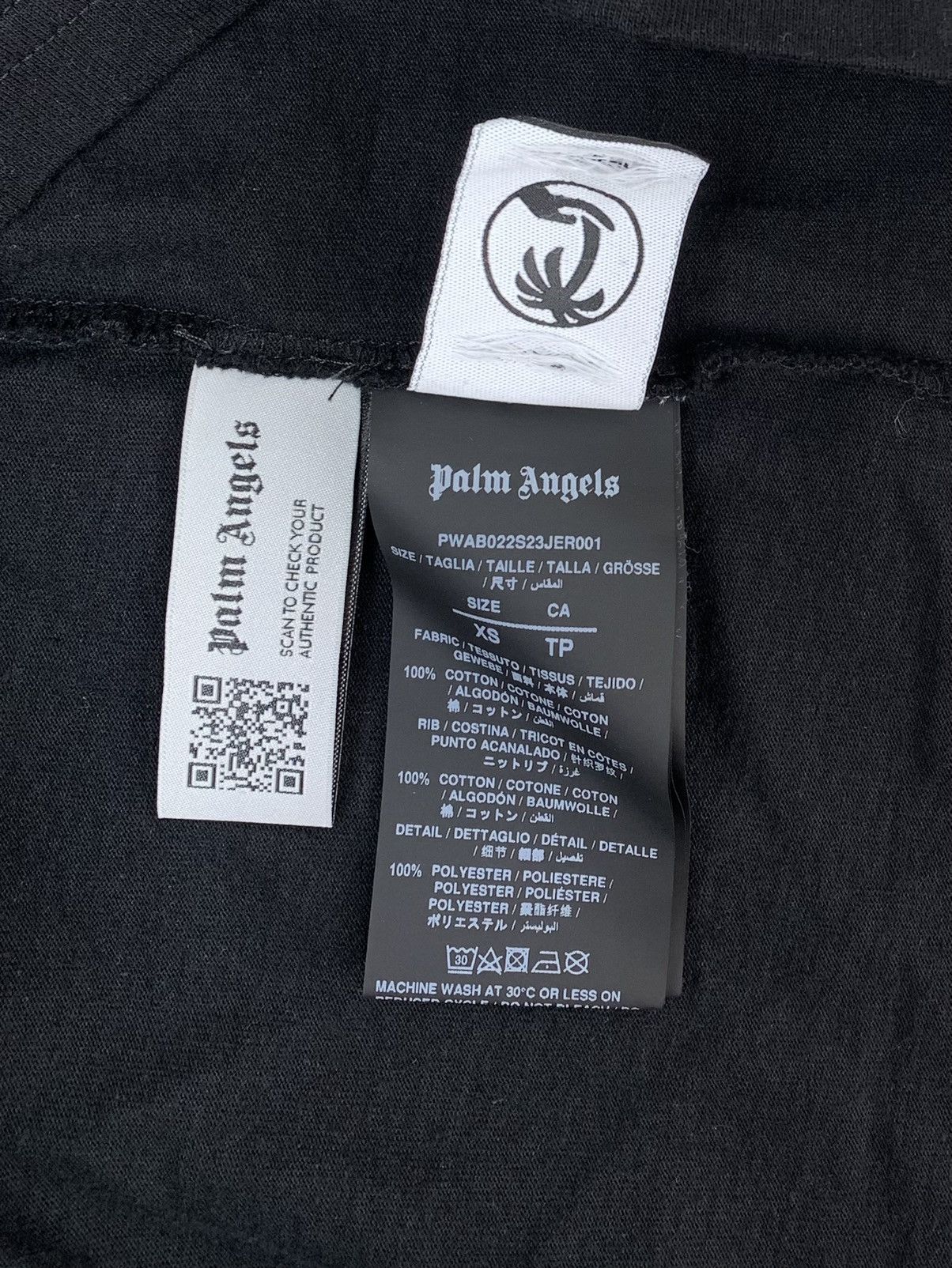 Palm Angels Palm Angels Womens Long Sleeve Shirt Black Size XS Size XS / US 0-2 / IT 36-38 - 10 Thumbnail