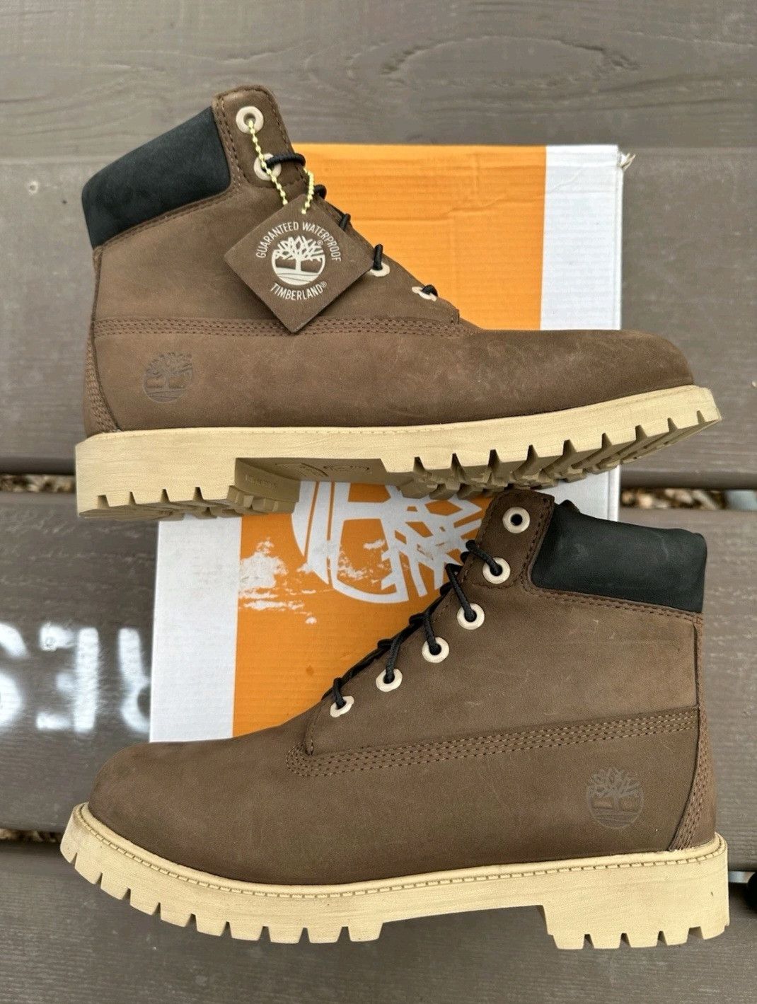 Timberland Timberland Premium 6 Inch Premium Boot Dark Brown Nubuck Size US 6.5 / EU 39-40 - 3 Thumbnail