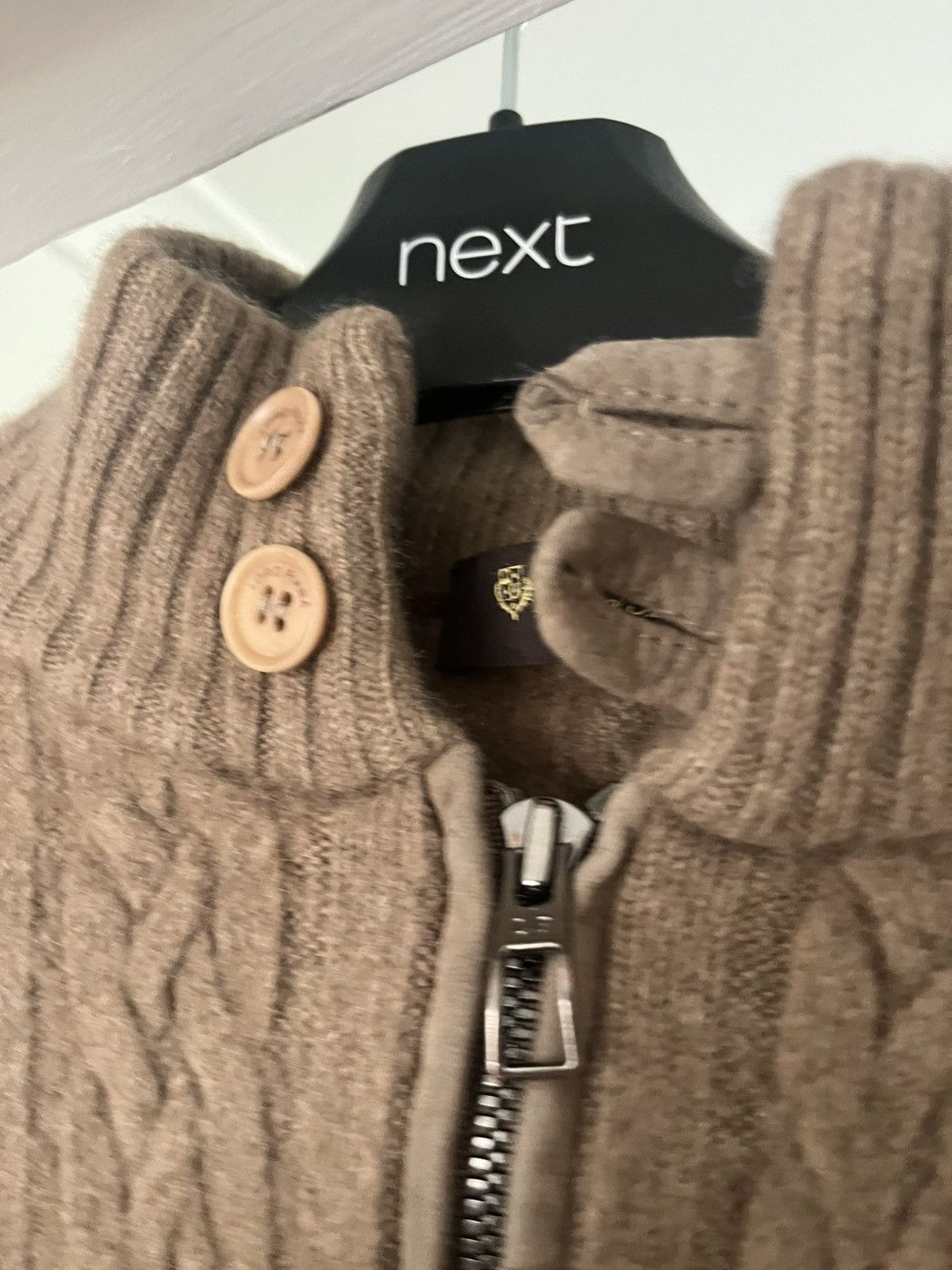 Loro Piana Loro Piana brown cashmere full zip cardigan size xs Size US XS / EU 42 / 0 - 3 Thumbnail