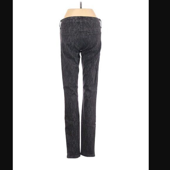 Current/Elliot Current/Elliott Revolve Ankle Skinny Jean 26 Black Antique L Size 26" / US 2 / IT 38 - 9 Thumbnail