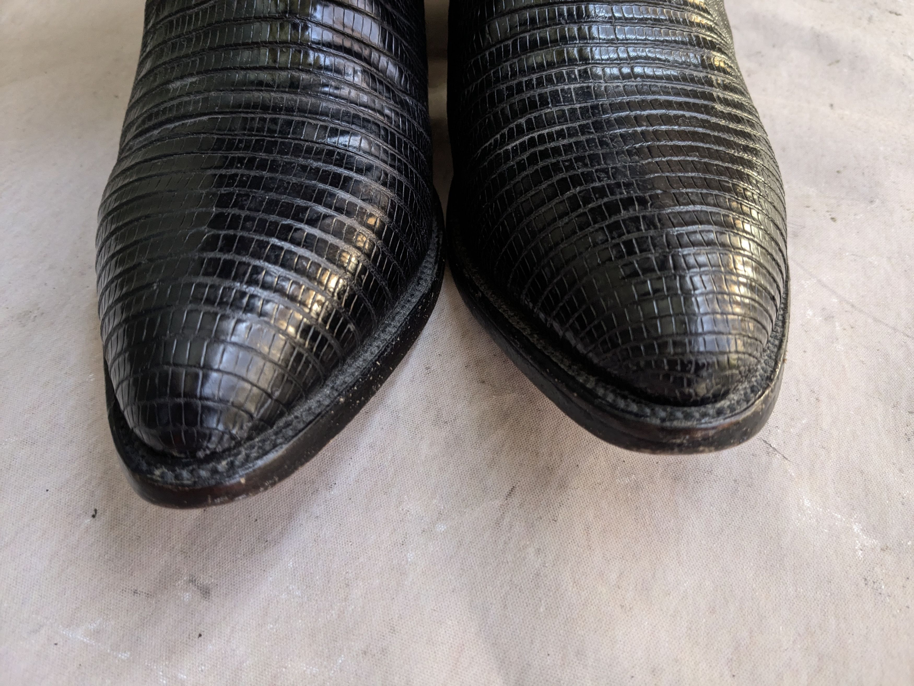 Dan Post Dan Post Cowboy Boots Lizard Black 10.5 D USA Western Size US 10.5 / EU 43-44 - 2 Thumbnail