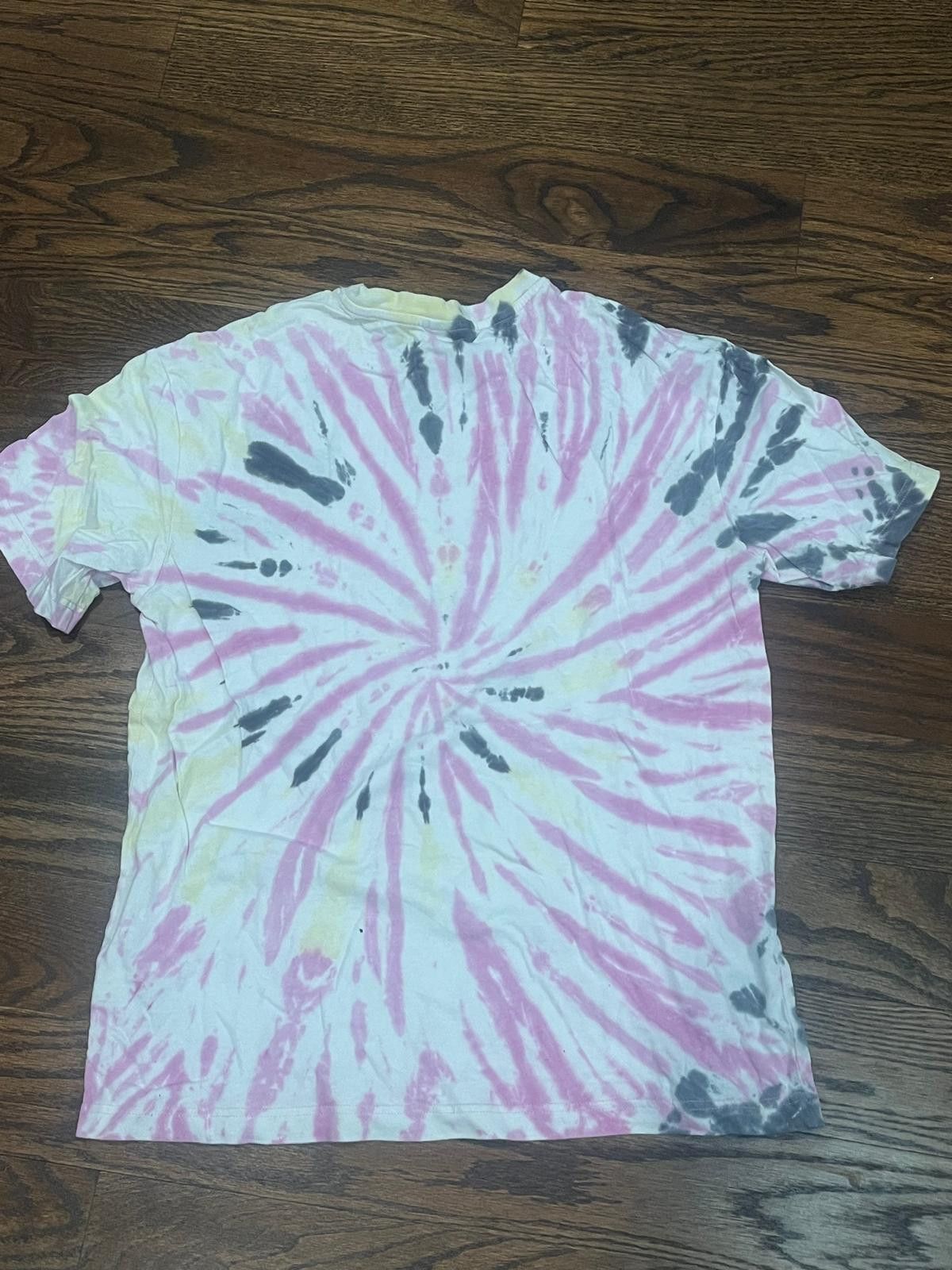 Band Tees × Grateful Dead × Vintage Grateful Dead Skull H&M Tie-Dye T-Shirt Pink Gray Vintage Size US S / EU 44-46 / 1 - 2 Thumbnail