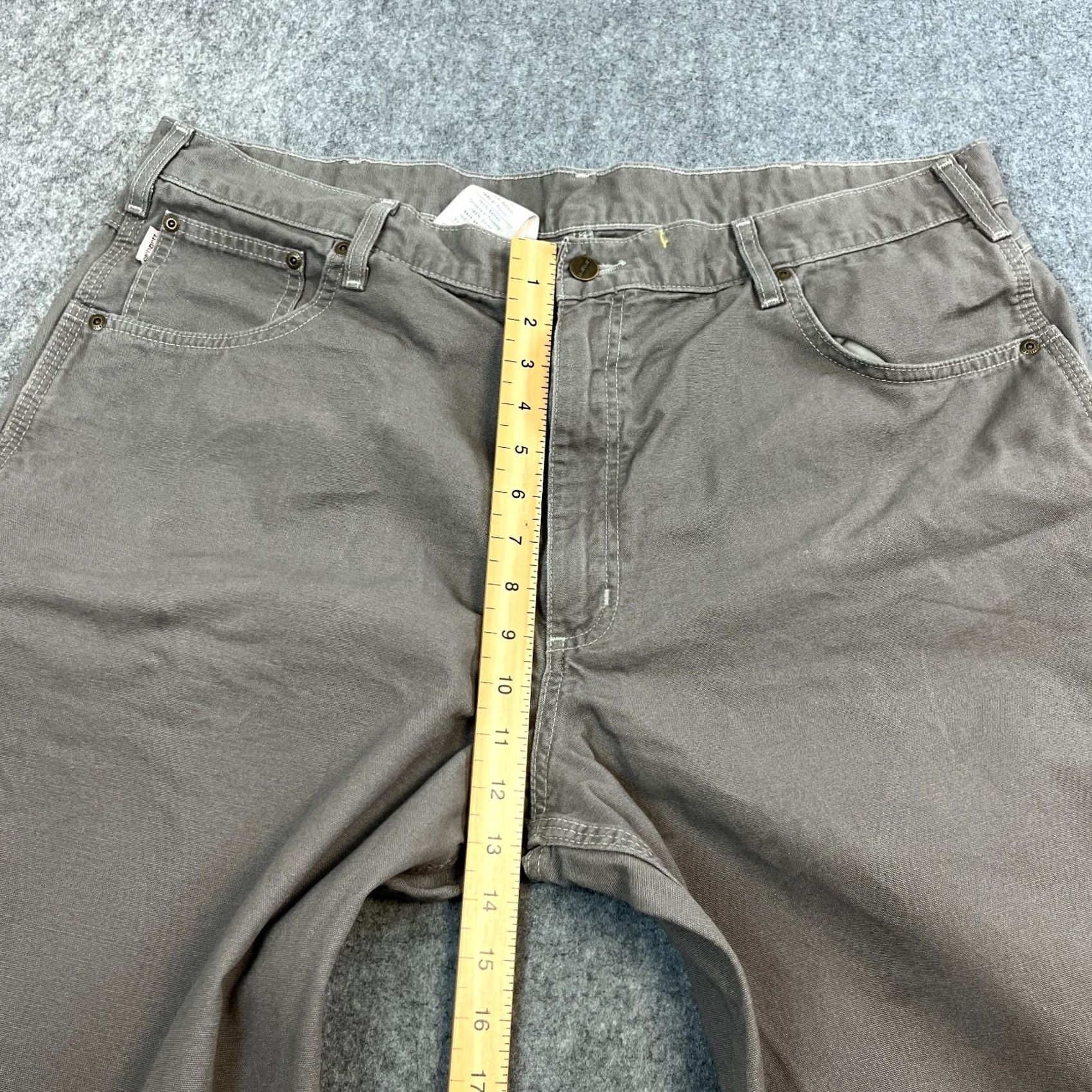 Carhartt VINTAGE Carhartt Mens Carpenter Jeans Cargo Trousers Relaxed Fit 40 32 Grey B159 CHR Size US 40 / EU 56 - 5 Thumbnail