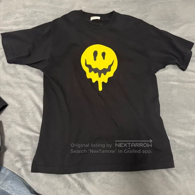 Balenciaga Balenciaga White M-size black T-shirt with round neck and Size US M / EU 48-50 / 2 - 1 Thumbnail