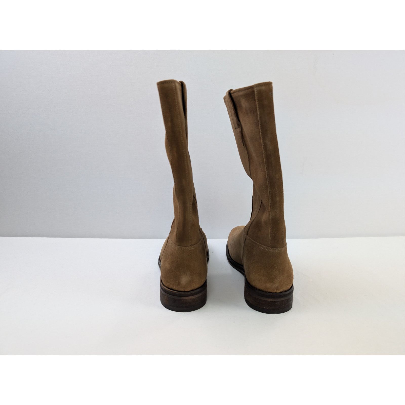 Officine Generale o1rshd1 Gray Boots Suede Leather High Boots in Mustard Olive Size US 10 / EU 43 - 7 Thumbnail