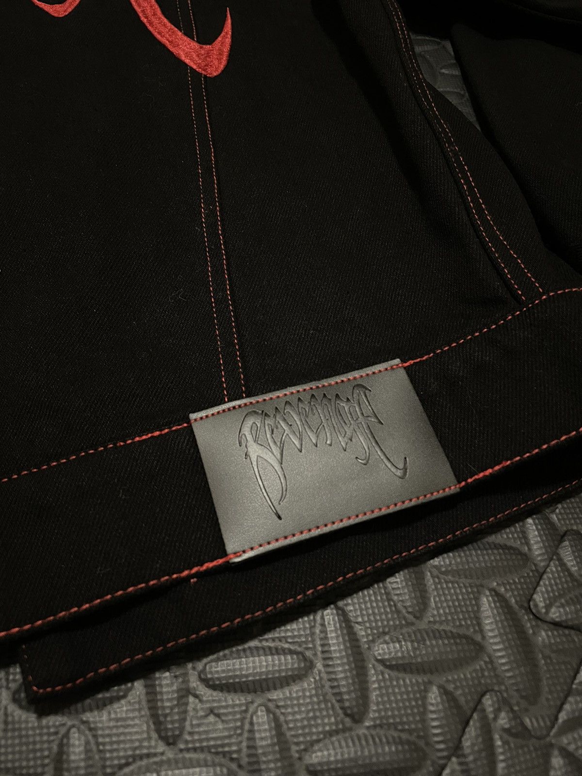 Revenge Revenge Embroidered Denim Jacket Size US M / EU 48-50 / 2 - 4 Thumbnail