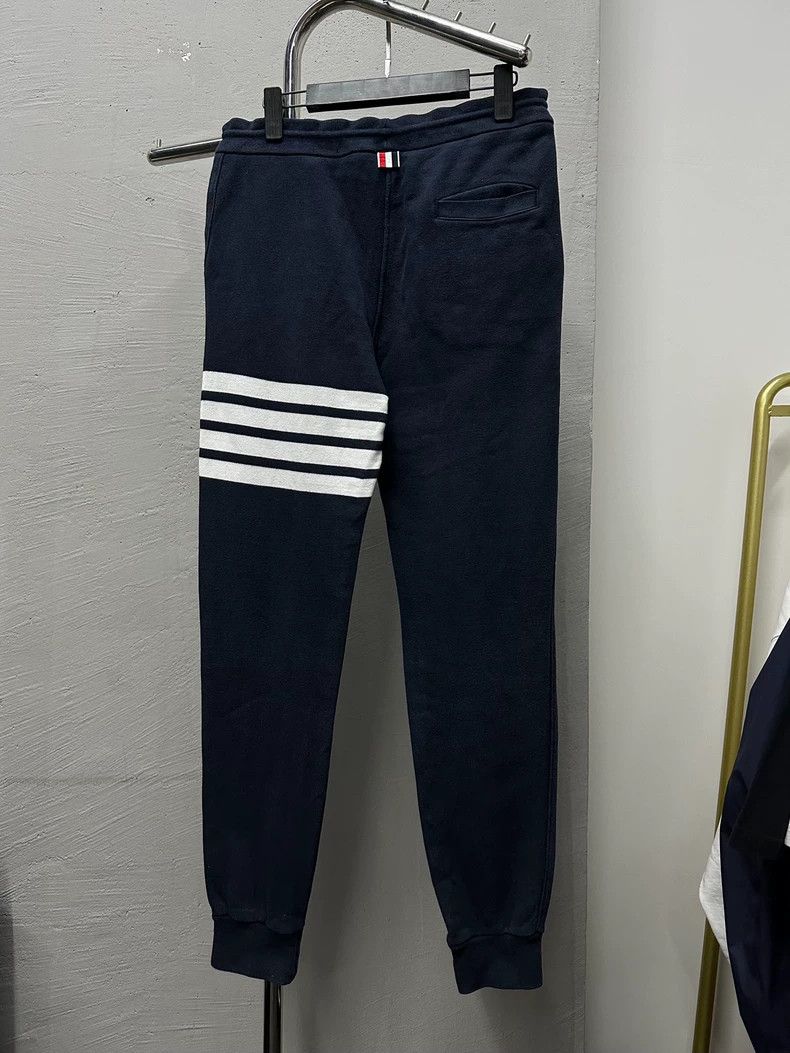 Thom Browne Thom Browne Blue and green striped trousers Size US 39 - 4 Thumbnail