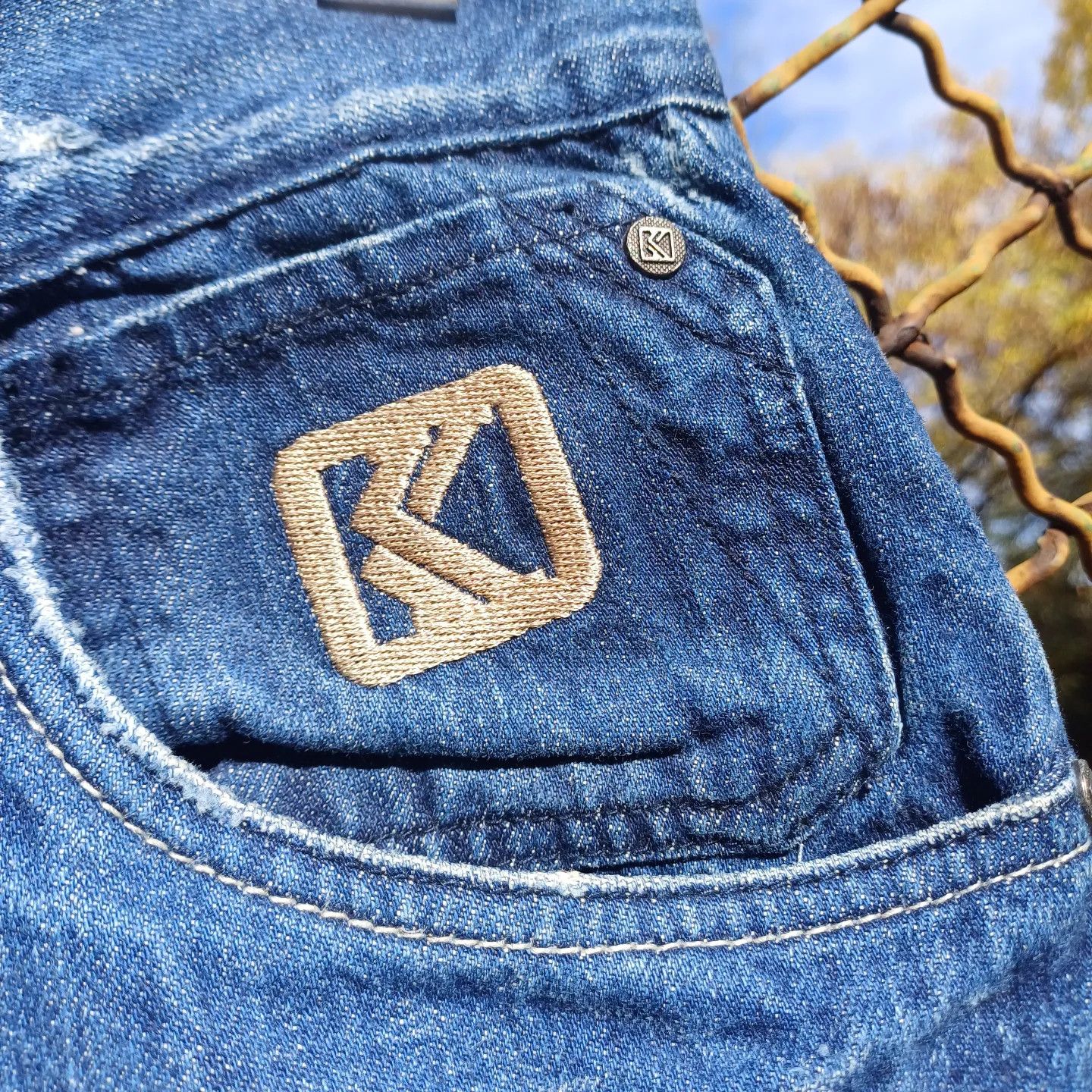 Karl Kani × Vintage Karl Kani Vintage Rap Jeans Size US 34 / EU 50 - 8 Thumbnail