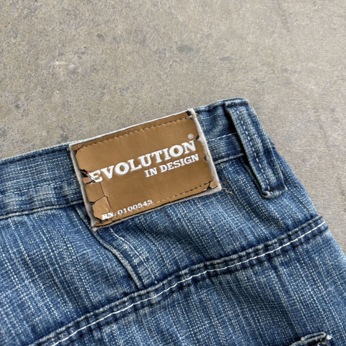 Southpole × Vintage Vintage Y2K Evolution Baggy Blue jeans Skater pants rare 38 Size US 40 / EU 56 - 9 Thumbnail