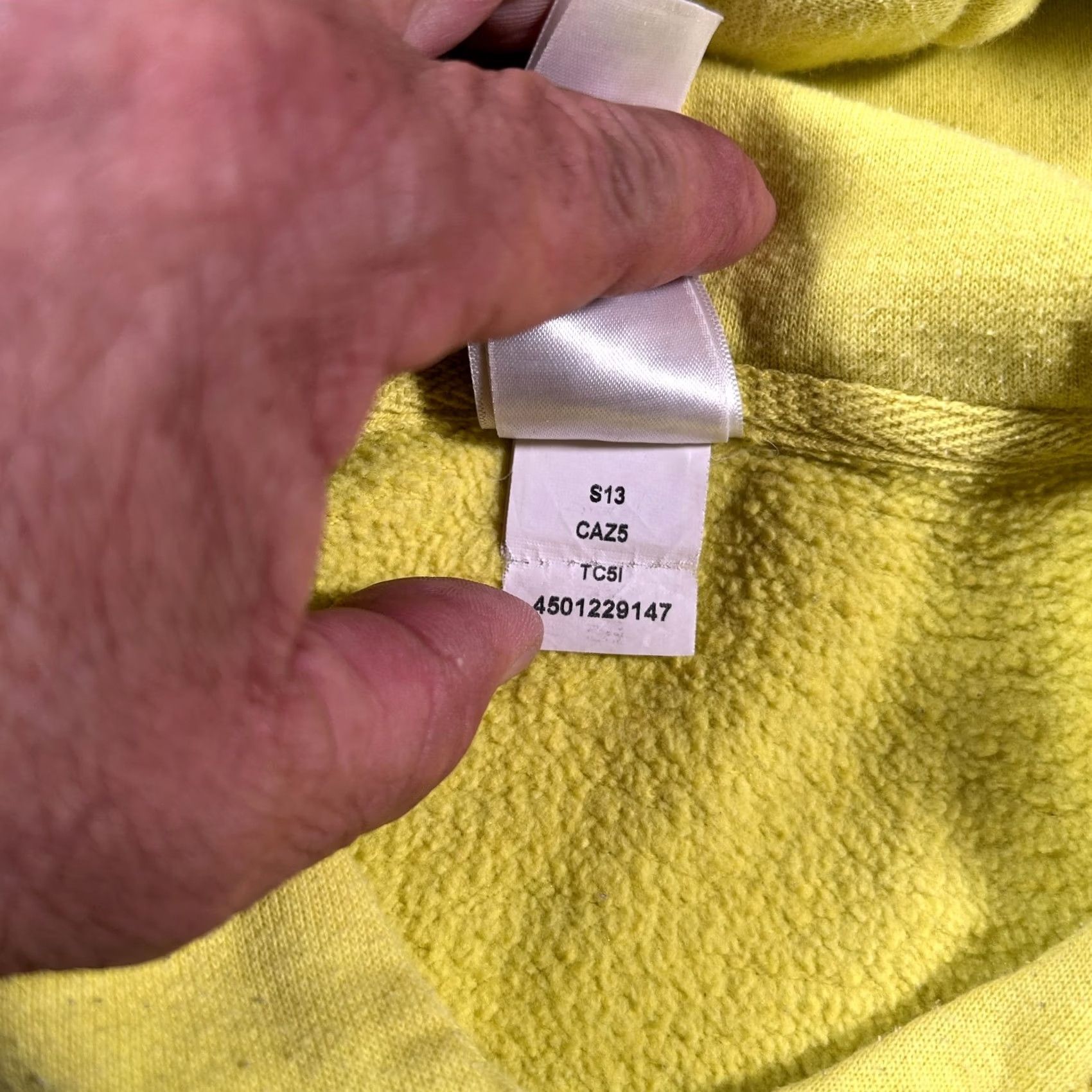The North Face VINTAGE? No. The North Face Hoodie Womens M Lemon Yellow Logo Fleece Lined Sweatshirt Size M / US 6-8 / IT 42-44 - 5 Thumbnail