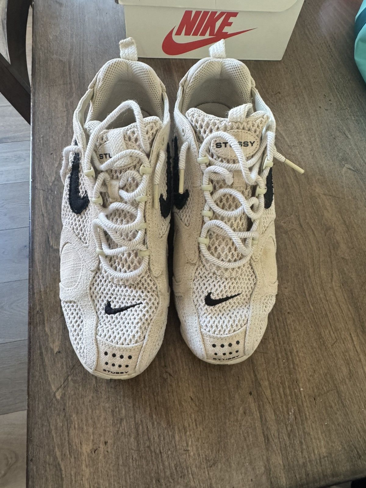 Nike × Stussy Stussy x Stussy Zoom Spiridon “Fossil” Size US 10 / EU 43 - 2 Thumbnail