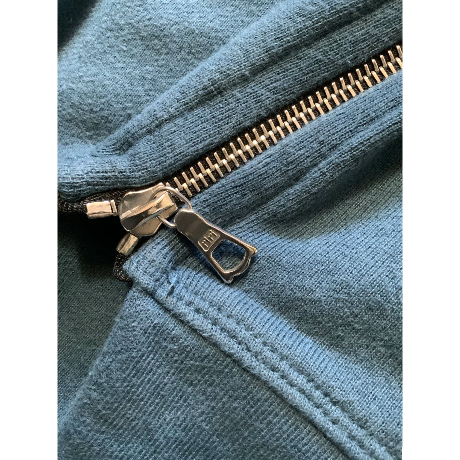 John Elliott John Elliott Hoodie Mens Sz. 1 Dark Teal Blue Terry Fleece Villain Side Zip Pullover Hoodie Size US XS / EU 42 / 0 - 7 Thumbnail