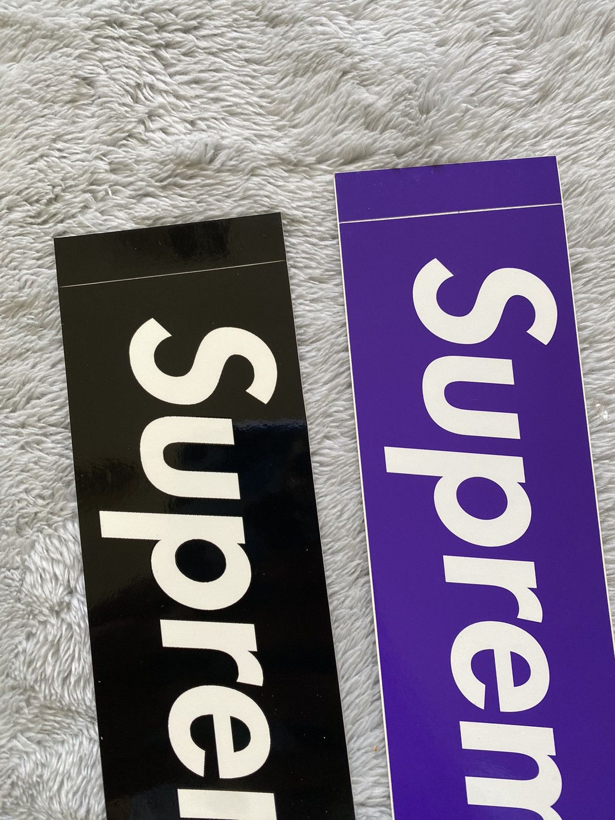 Supreme Supreme box logo sticker purple 3 6 mafia black Size ONE SIZE - 5 Thumbnail