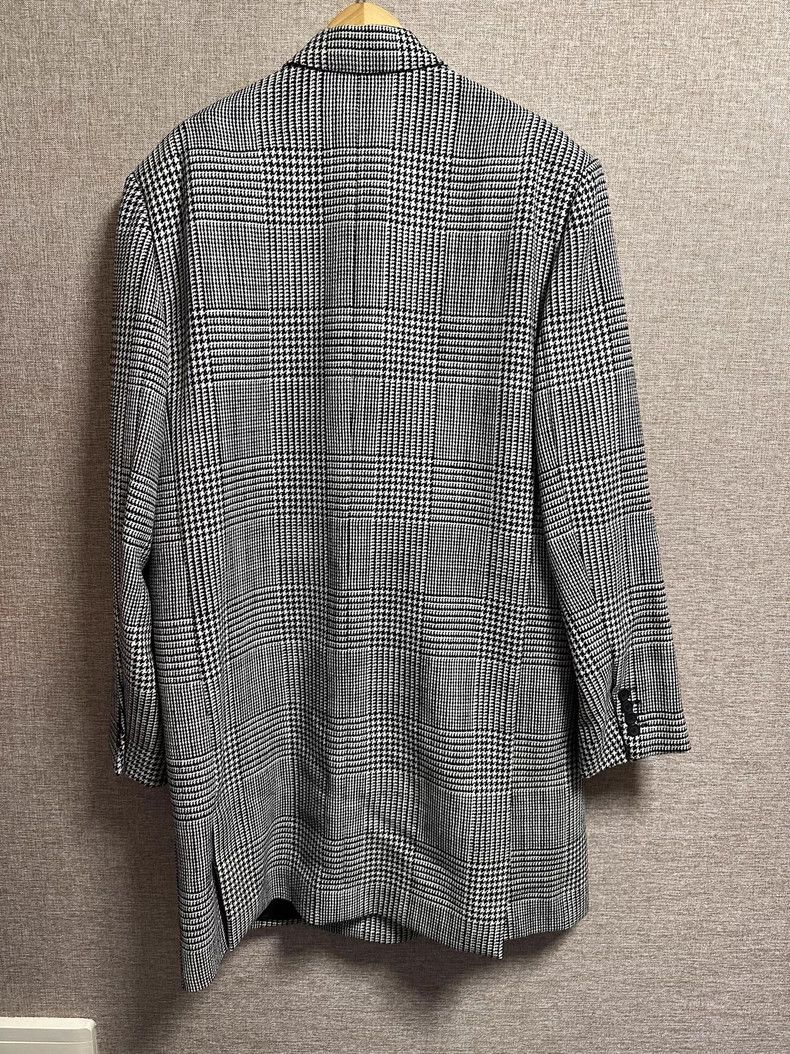 Balenciaga Balenciaga Sleeve Logo Woolen Plaid Wool Coat Size US S / EU 44-46 / 1 - 2 Thumbnail