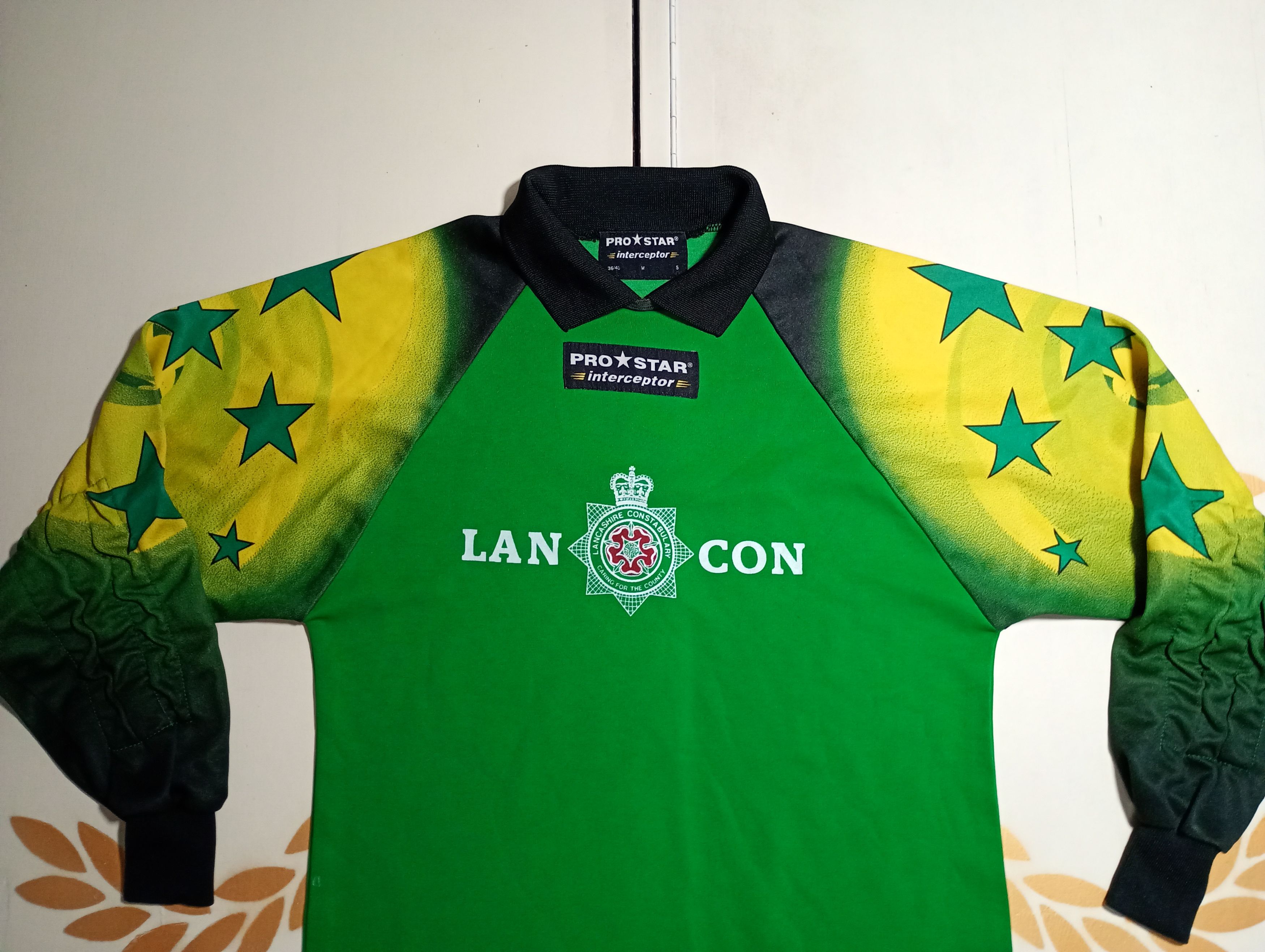 Vintage Pro Star Interceptor LanCon Goalkeeper Jersey 1990-1993 Size US M / EU 48-50 / 2 - 4 Thumbnail