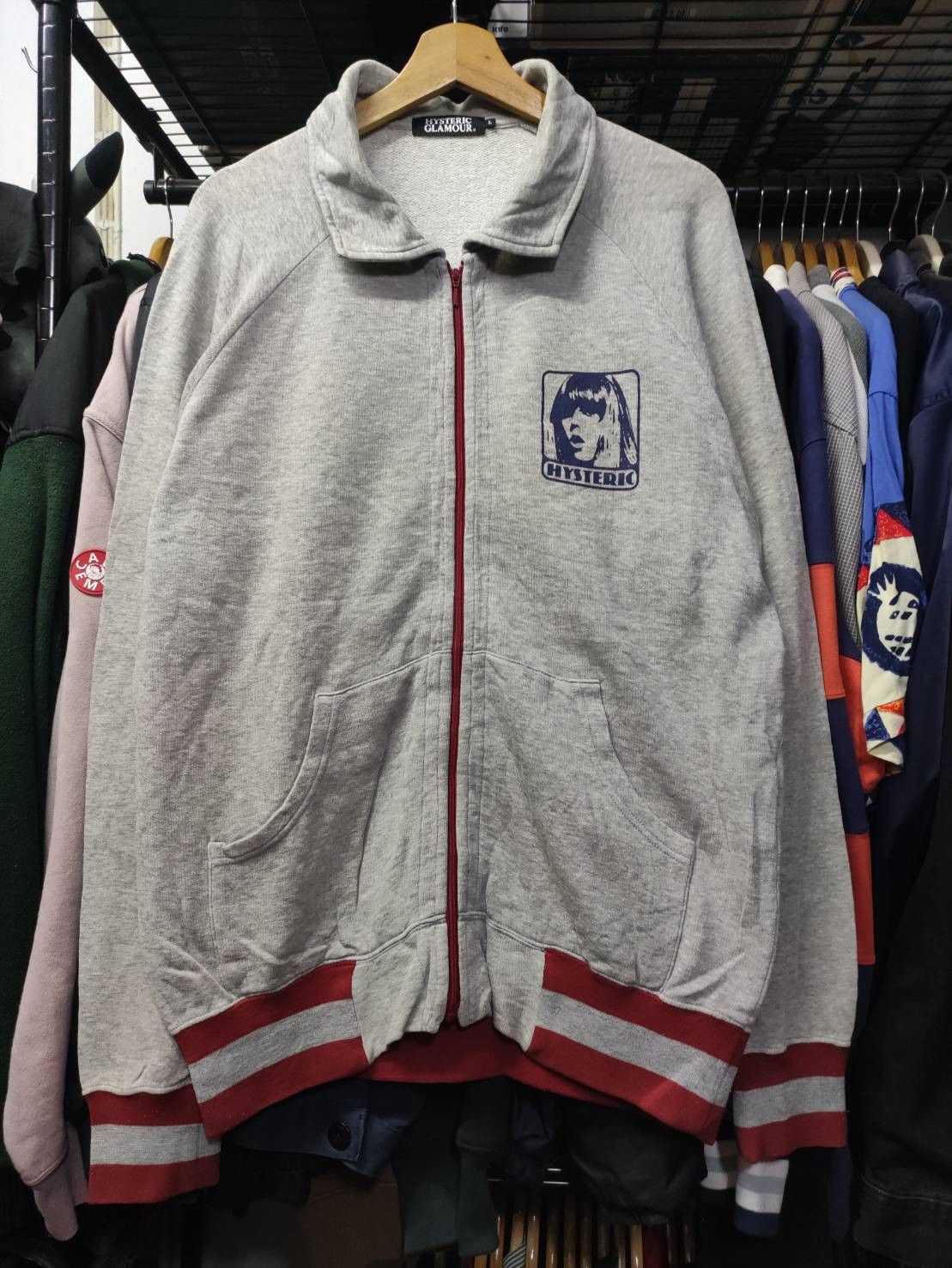 Hysteric Glamour Vtg Hysteric Glamour " Holy Rock " Zipper Pullover Jacket Size US L / EU 52-54 / 3 - 2 Thumbnail