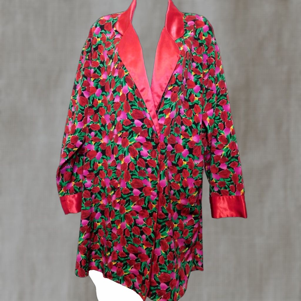 Victoria's Secret Viktoria's Secret Vintage 80s Label Robe L Oversize ...