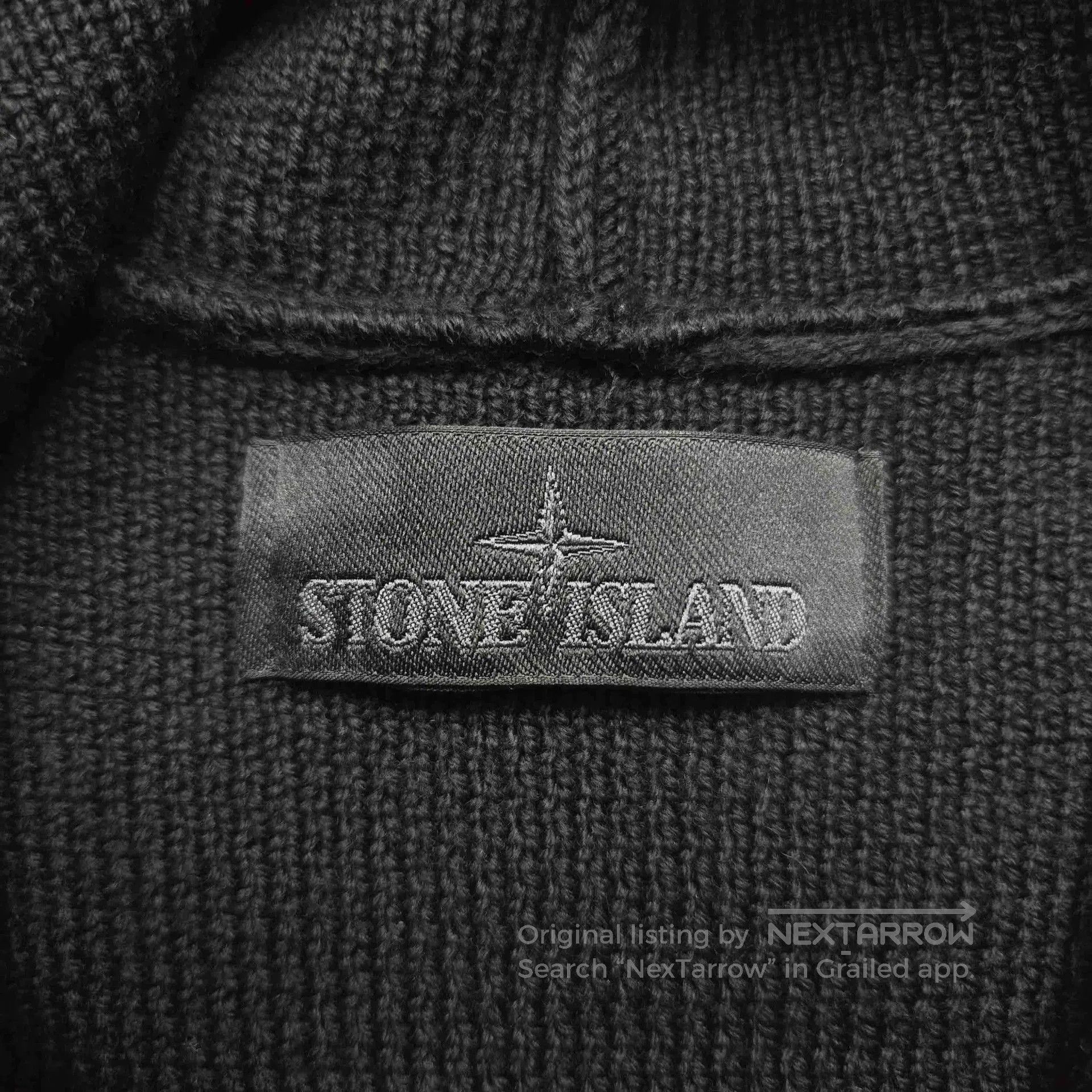 Stone Island stone island black wool zip hoodie sweatshirt. Size US L / EU 52-54 / 3 - 3 Thumbnail