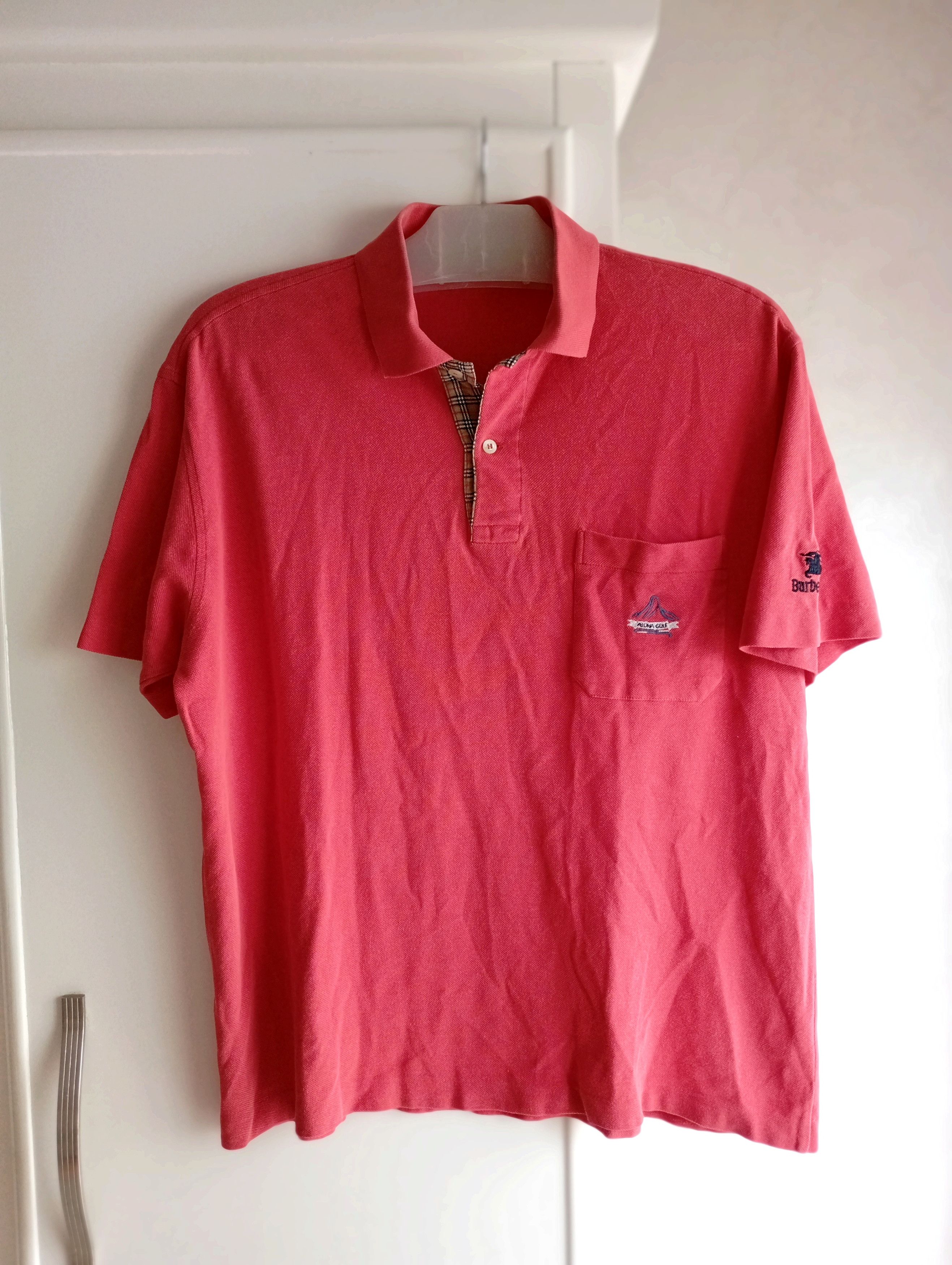 Burberry × Vintage Burberry vintage 90s checkered polo, small logo Size US M / EU 48-50 / 2 - 1 Thumbnail