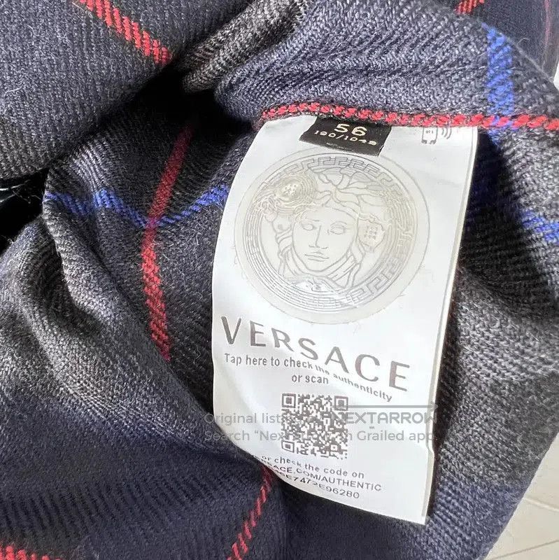 Versace Versace Colorful Wool Long-Sleeve Jacket . Size US XXL / EU 58 / 5 - 6 Thumbnail