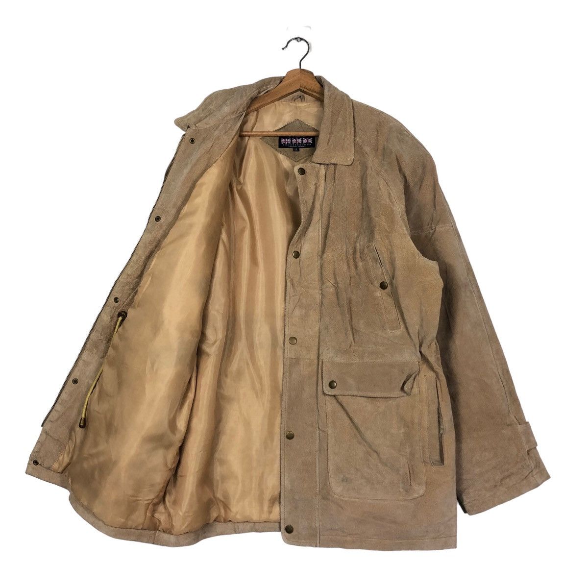 Japanese Brand 🔥Vintage Leather Jacket Biker Fiona Macphail Cargo Pockets Size US L / EU 52-54 / 3 - 11 Thumbnail