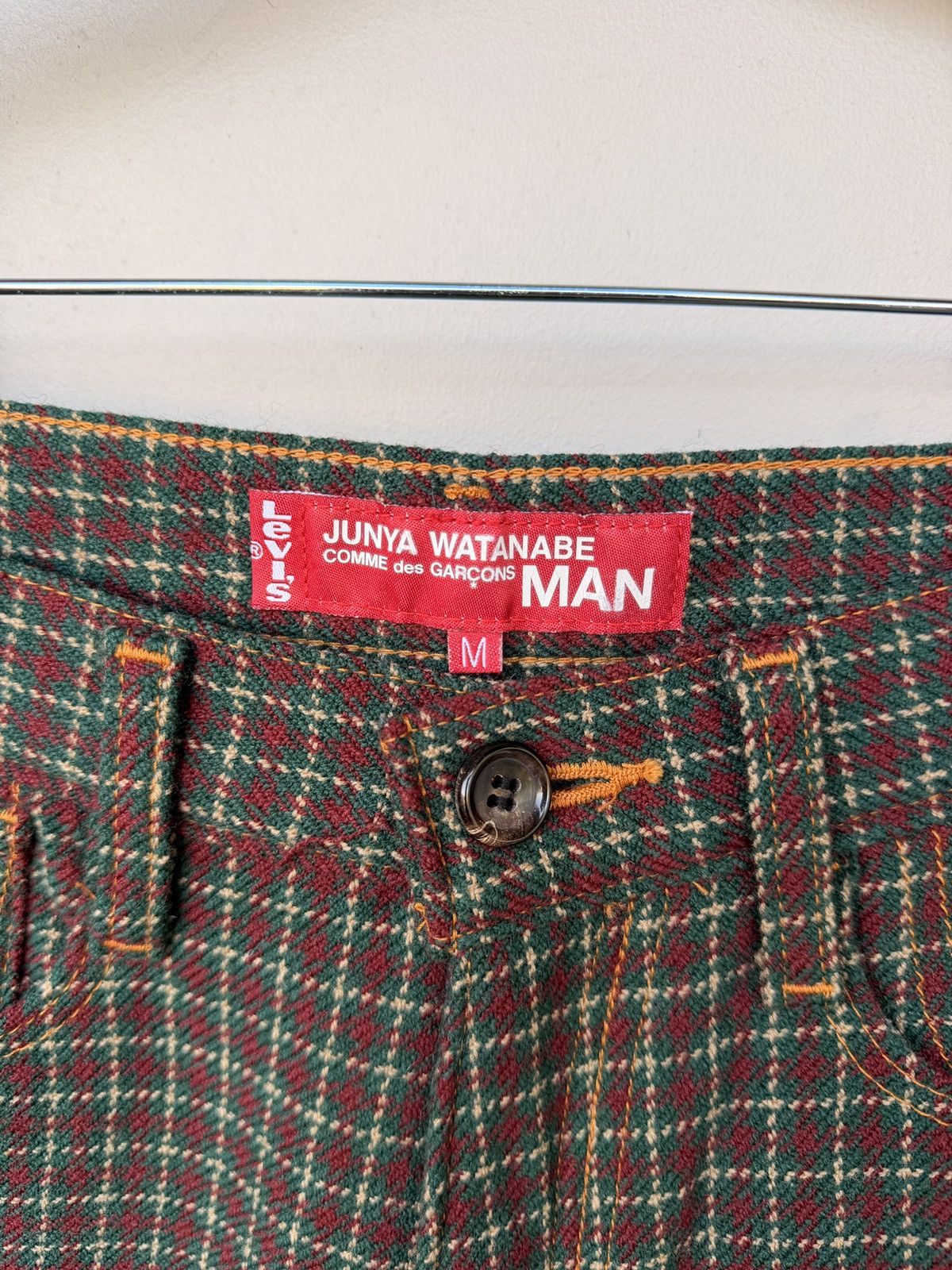 Junya Watanabe × Levi's Junya Watanabe MAN x Levi's Plaid Patchwork Pants Size US 34 / EU 50 - 4 Thumbnail