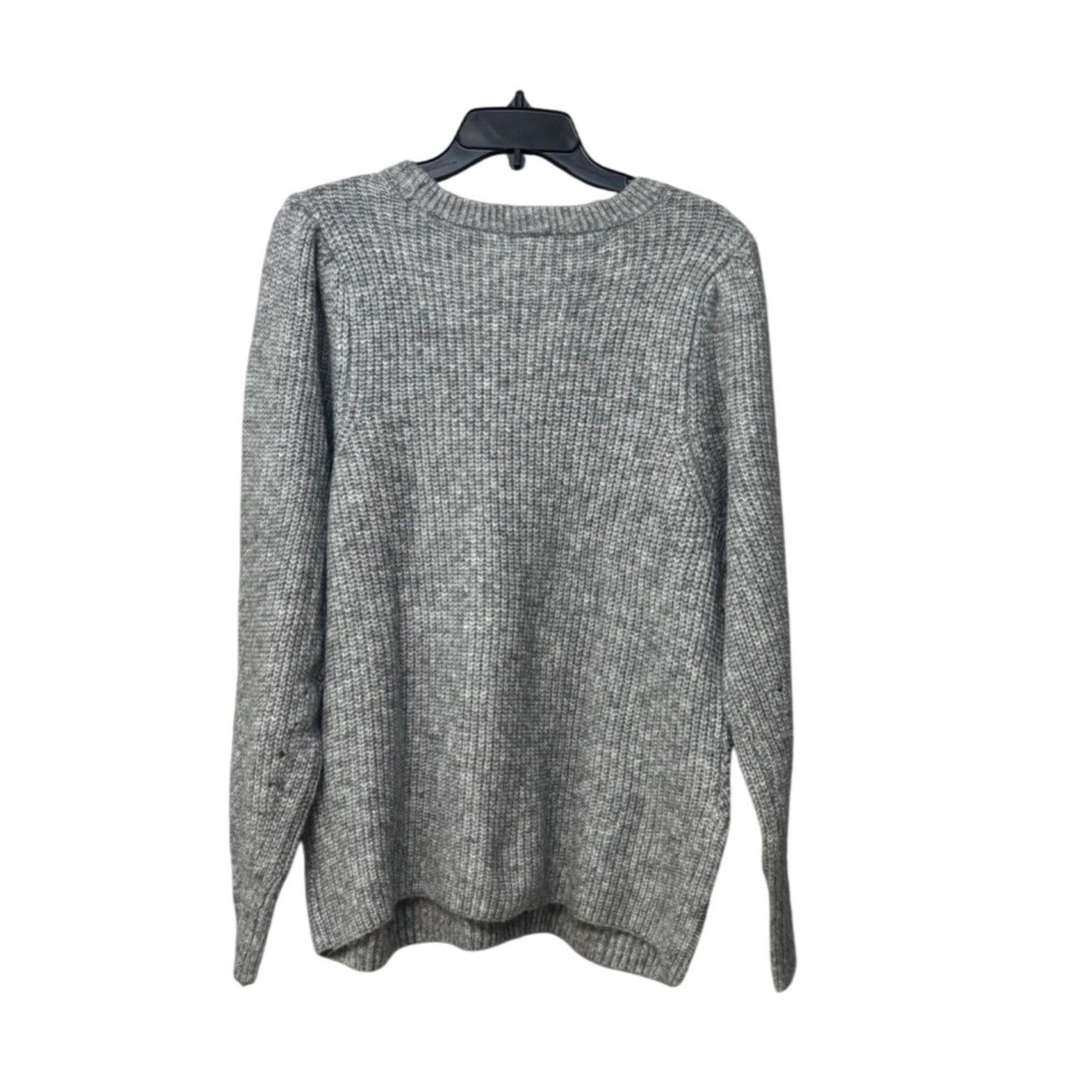 Worthington Worthington Women’s Plus Size Set-in Crew Neck Sweater, Gray Size ONE SIZE - 11 Thumbnail