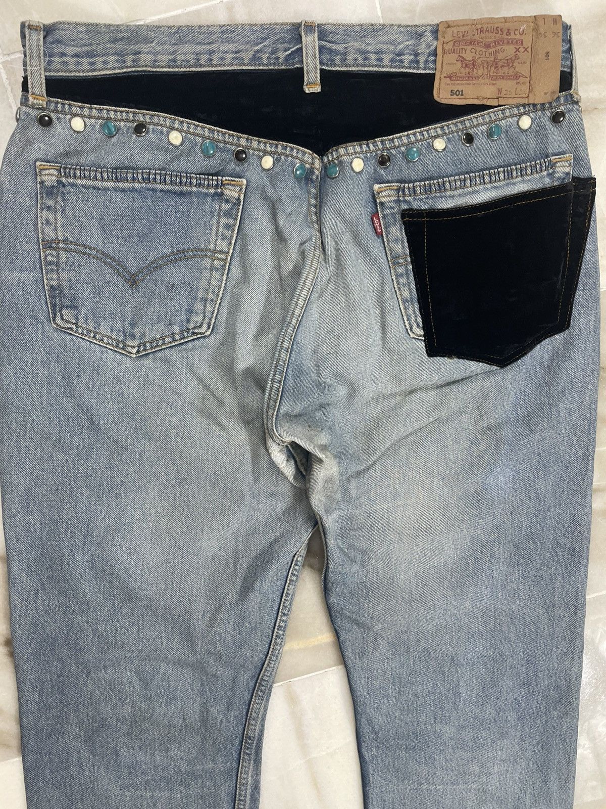 Levi's Levis Vintage 501 Reconstructed Distressed Design Size US 34 / EU 50 - 6 Thumbnail