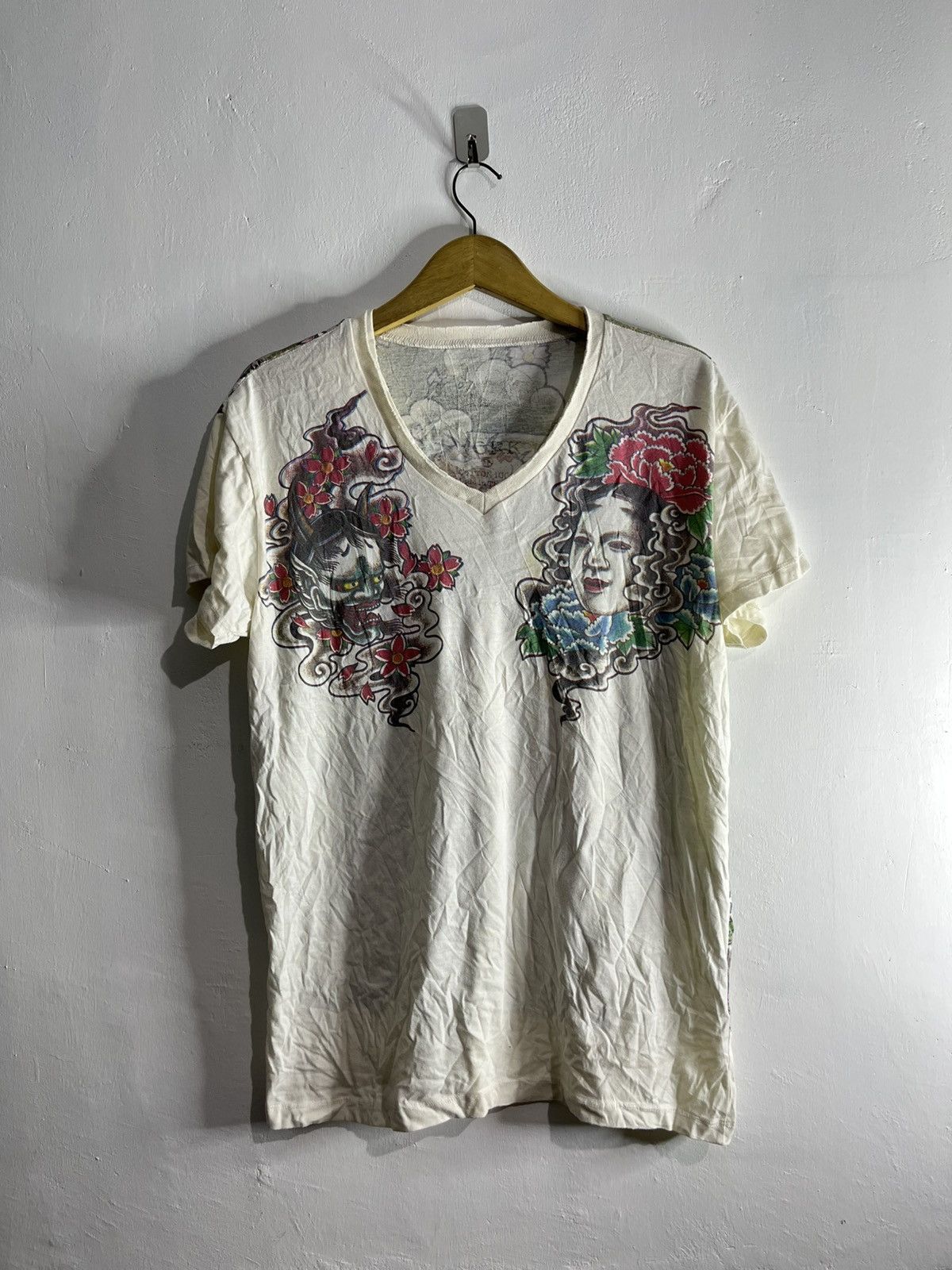 Toyo Enterprises Work Japanese Irezumi Tattoo Oni Hannya Mask tshirt Size US L / EU 52-54 / 3 - 1 Thumbnail